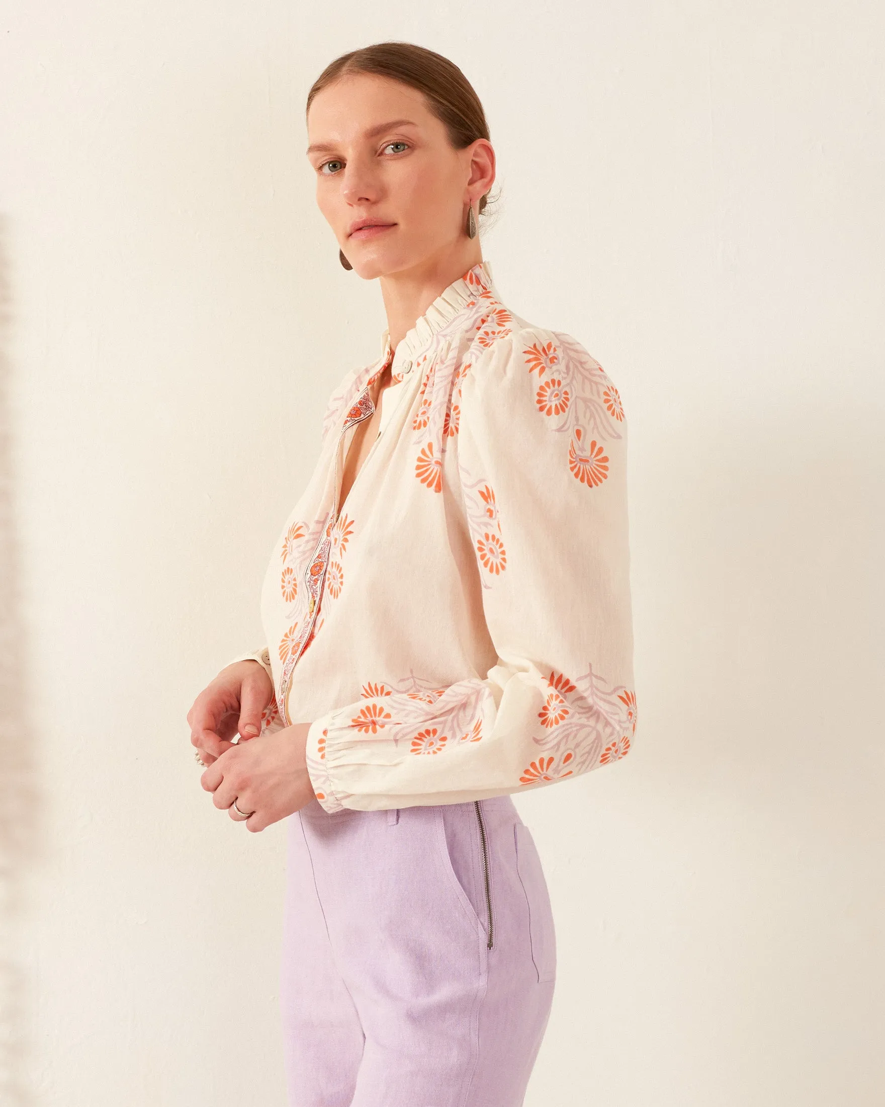 Ana Papaya Aster Shirt sold by Alix of Bohemia product image thumbnail 4