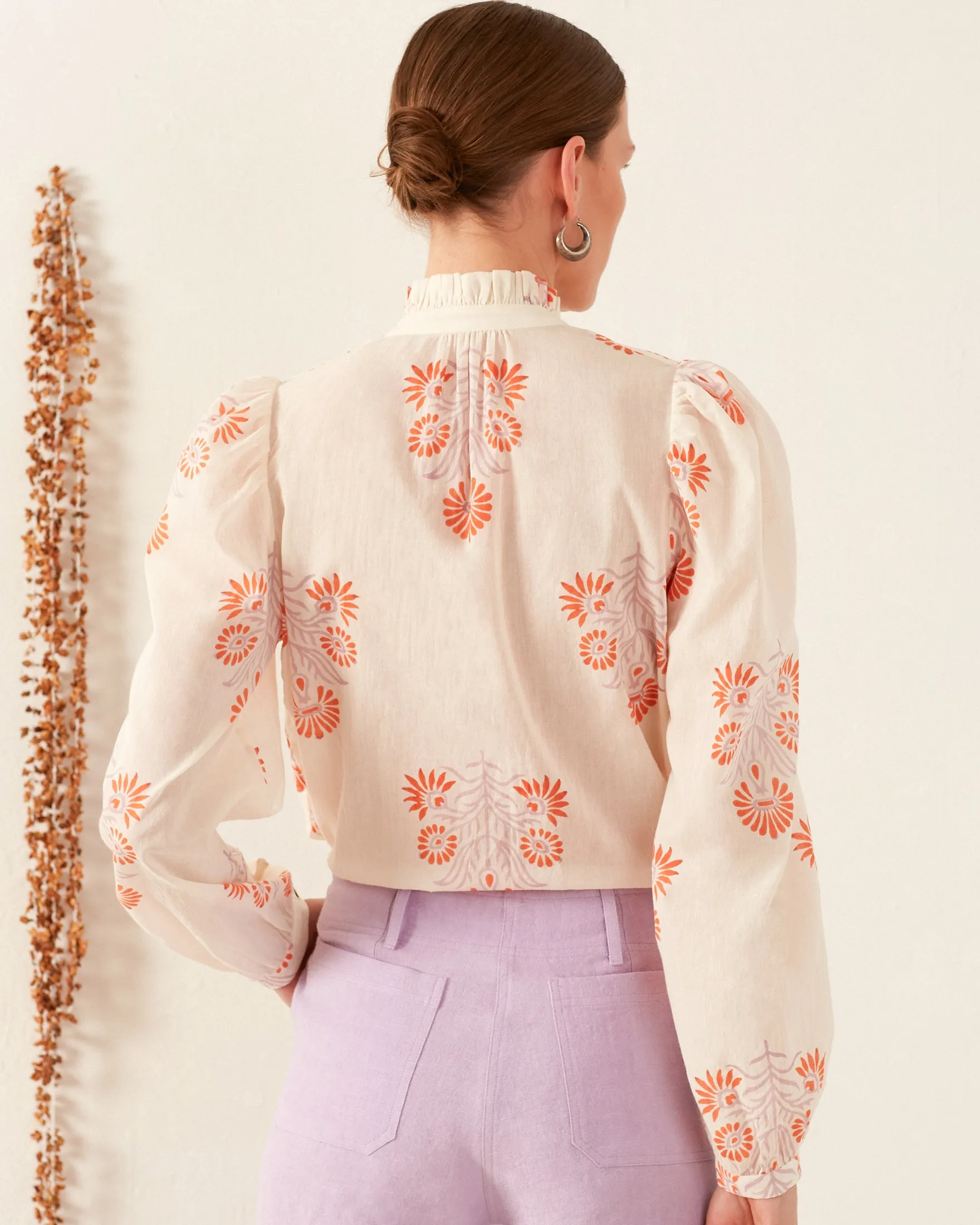 Ana Papaya Aster Shirt sold by Alix of Bohemia product image thumbnail 5