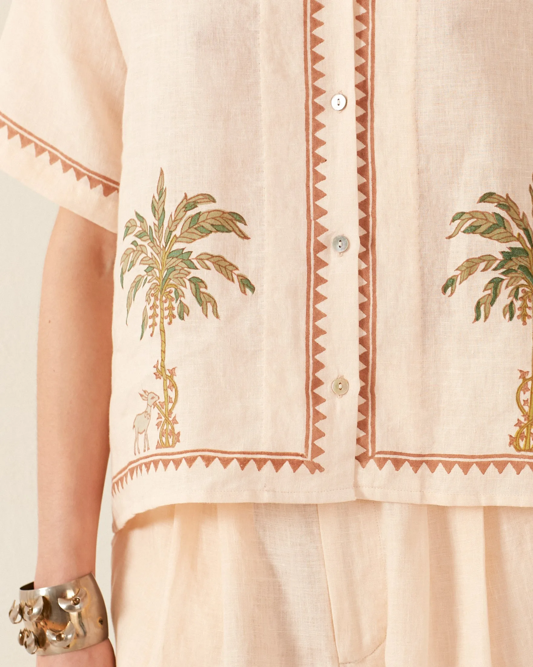 Stevie Sanded Palm Shirt sold by Alix of Bohemia product image thumbnail 3