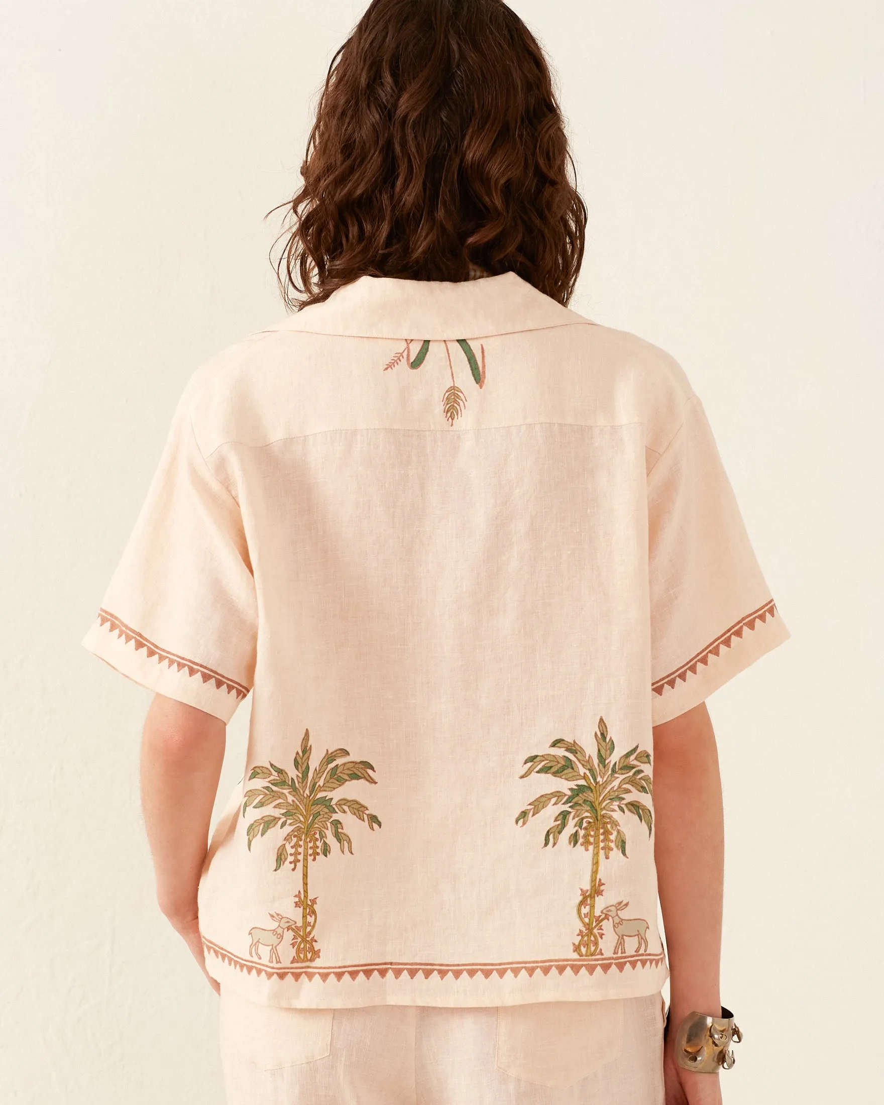 Stevie Sanded Palm Shirt sold by Alix of Bohemia product image thumbnail 5
