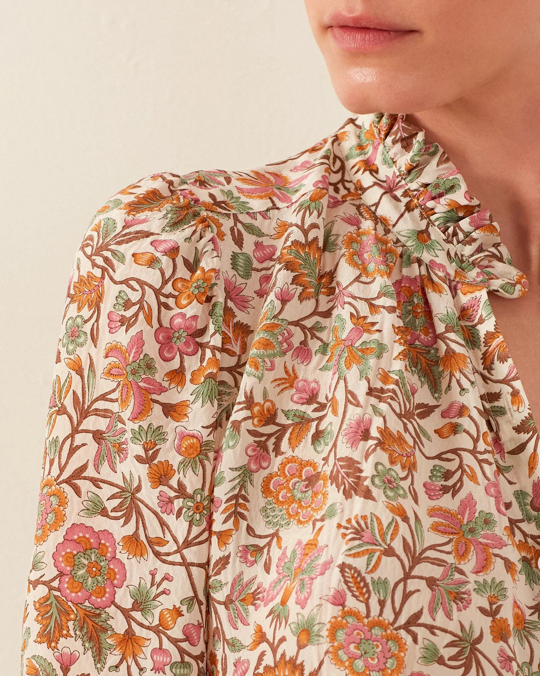 Winn Garden Party Silk Shirt sold by Alix of Bohemia product image thumbnail 5