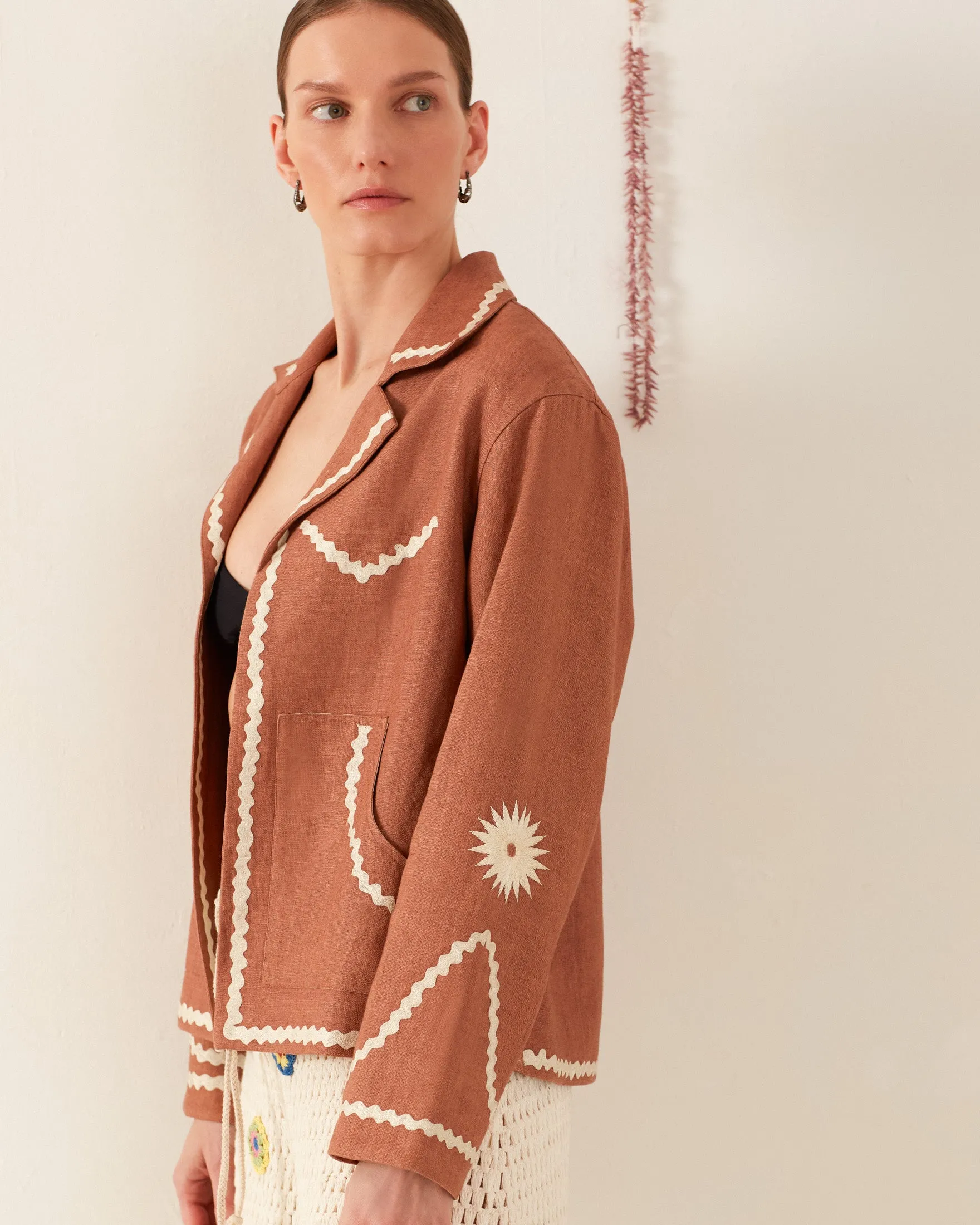Western Clove Ric Rac Jacket sold by Alix of Bohemia product image thumbnail 4