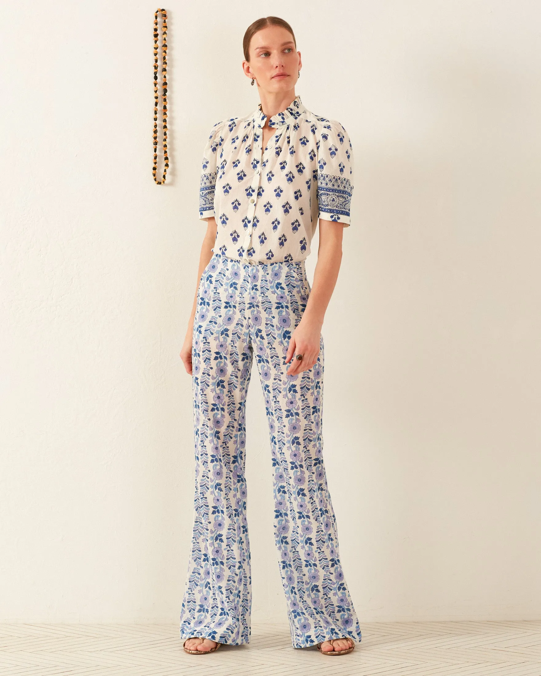 Winnie Indigo Bhutti Shirt sold by Alix of Bohemia product image thumbnail 3