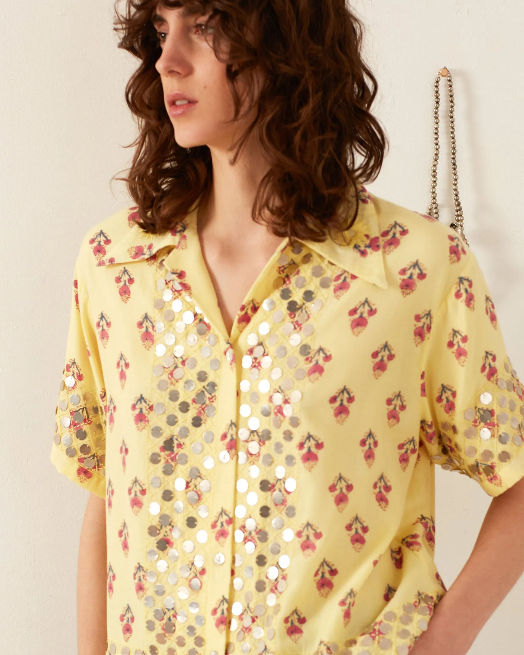 Stevie Primrose Coin Shirt sold by Alix of Bohemia product image thumbnail 3