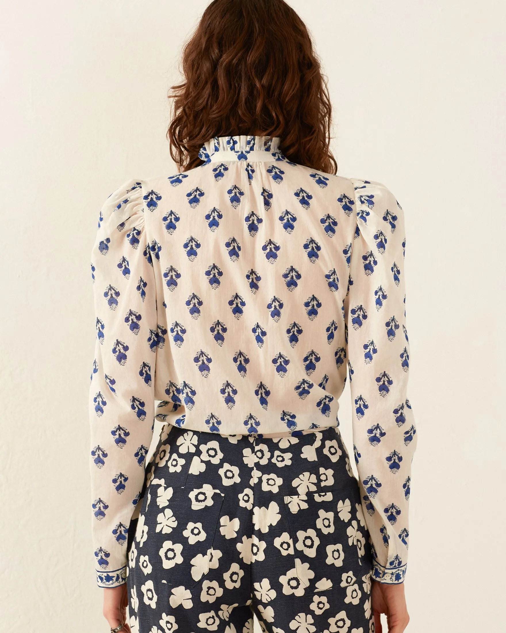 Artemis Indigo Bhutti Shirt sold by Alix of Bohemia product image thumbnail 3