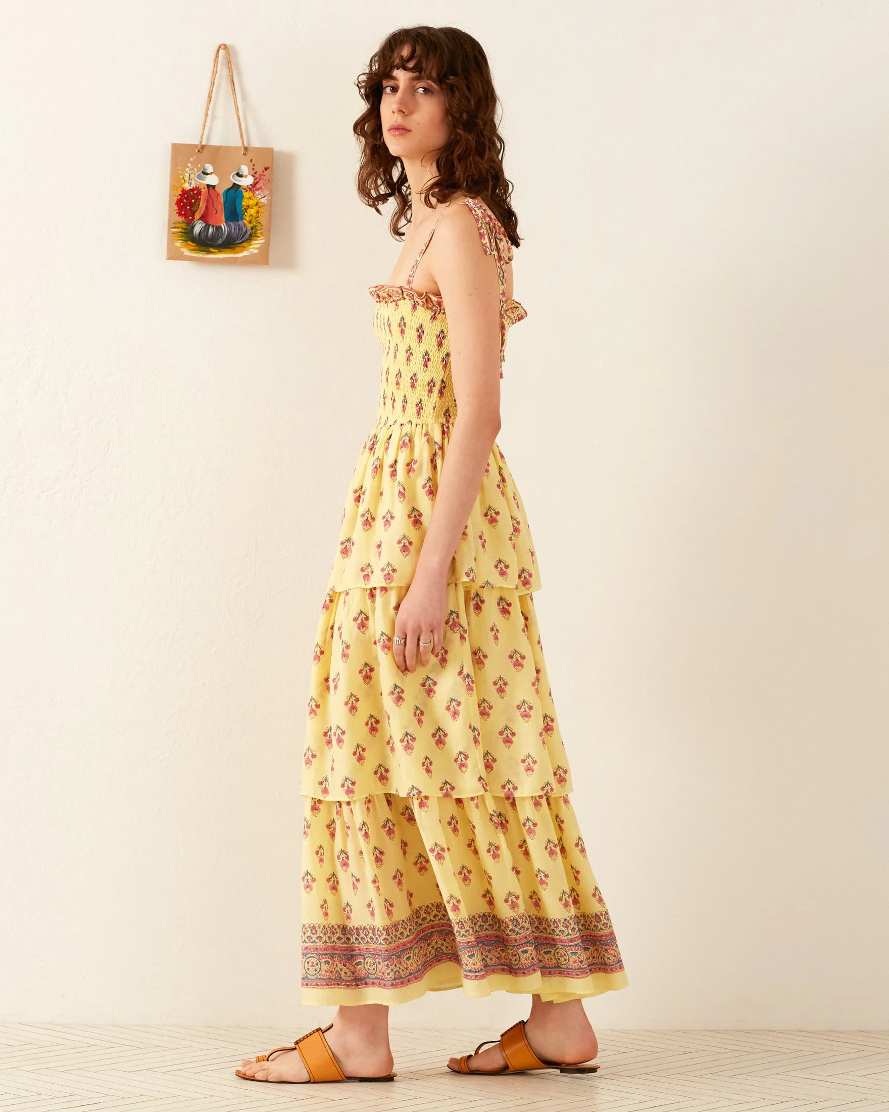 Kaia Primrose Tier Dress sold by Alix of Bohemia product image thumbnail 2