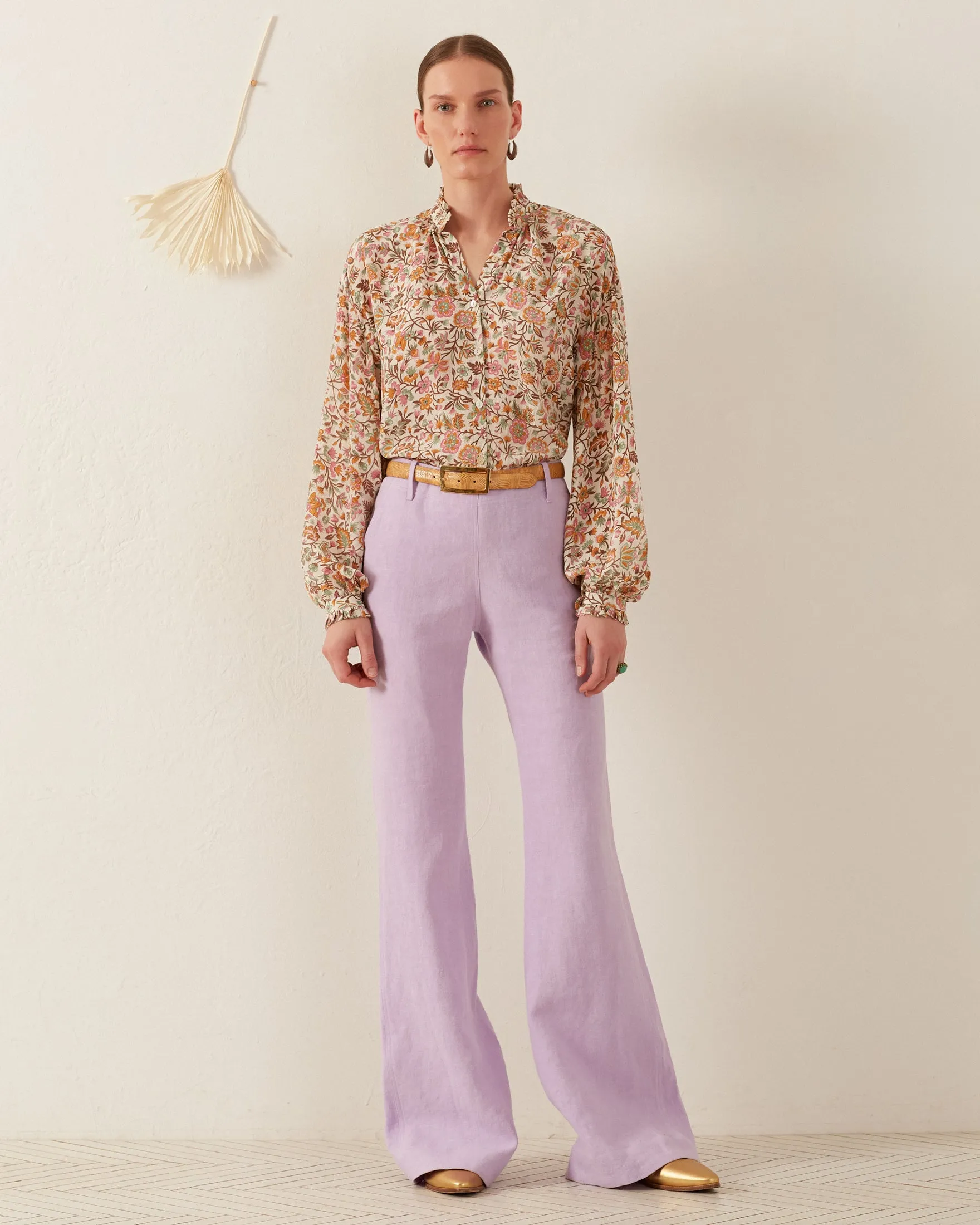 Poet Garden Party Silk Blouse sold by Alix of Bohemia product image thumbnail 5