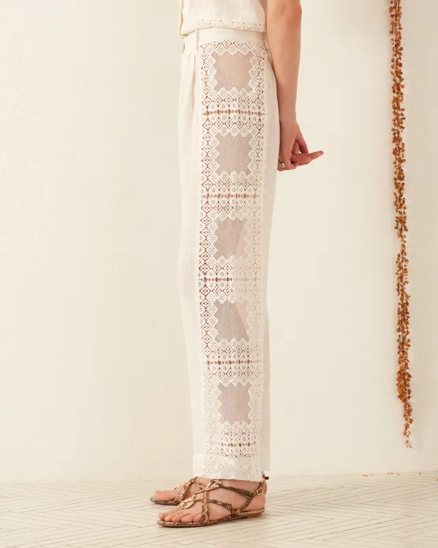 Colette Picnic Eyelet Pant sold by Alix of Bohemia