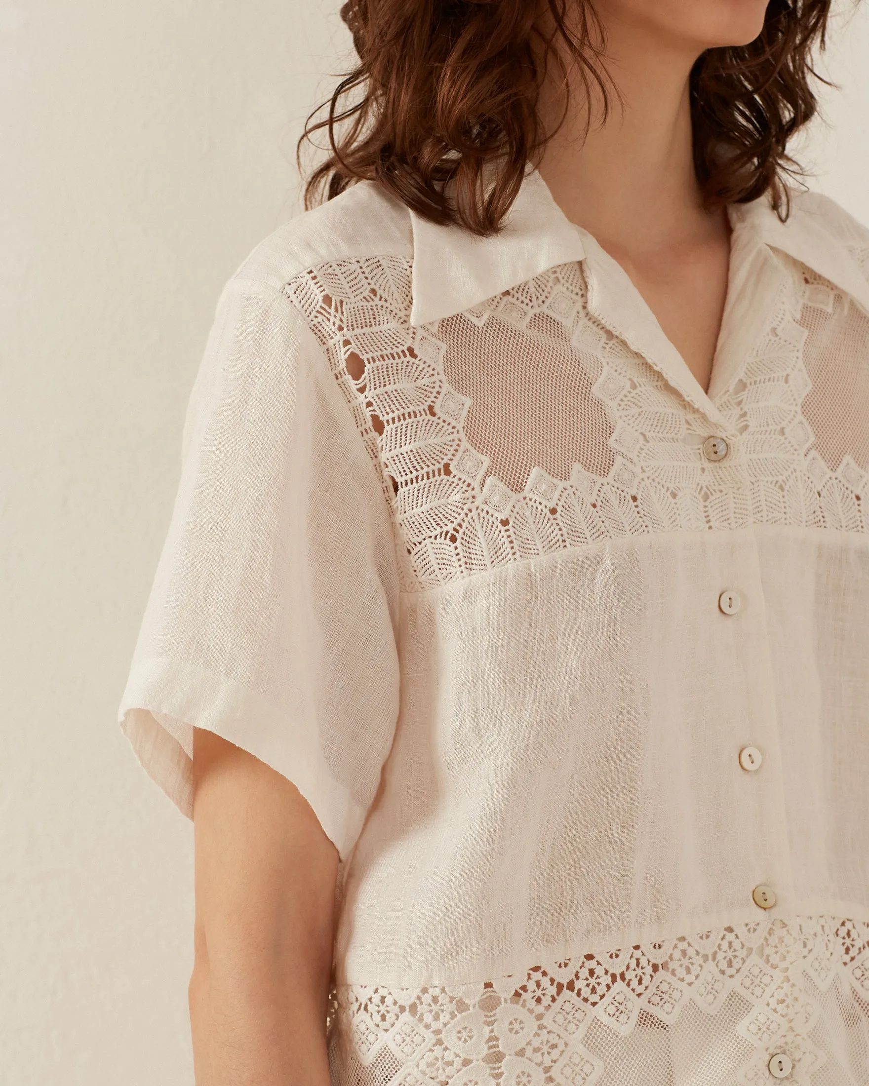 Stevie Picnic Eyelet Shirt sold by Alix of Bohemia product image thumbnail 2
