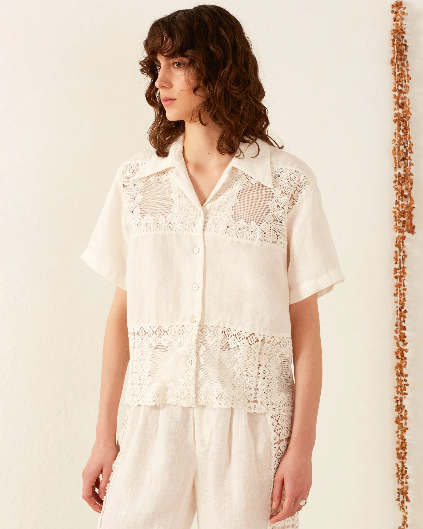 Stevie Picnic Eyelet Shirt sold by Alix of Bohemia
