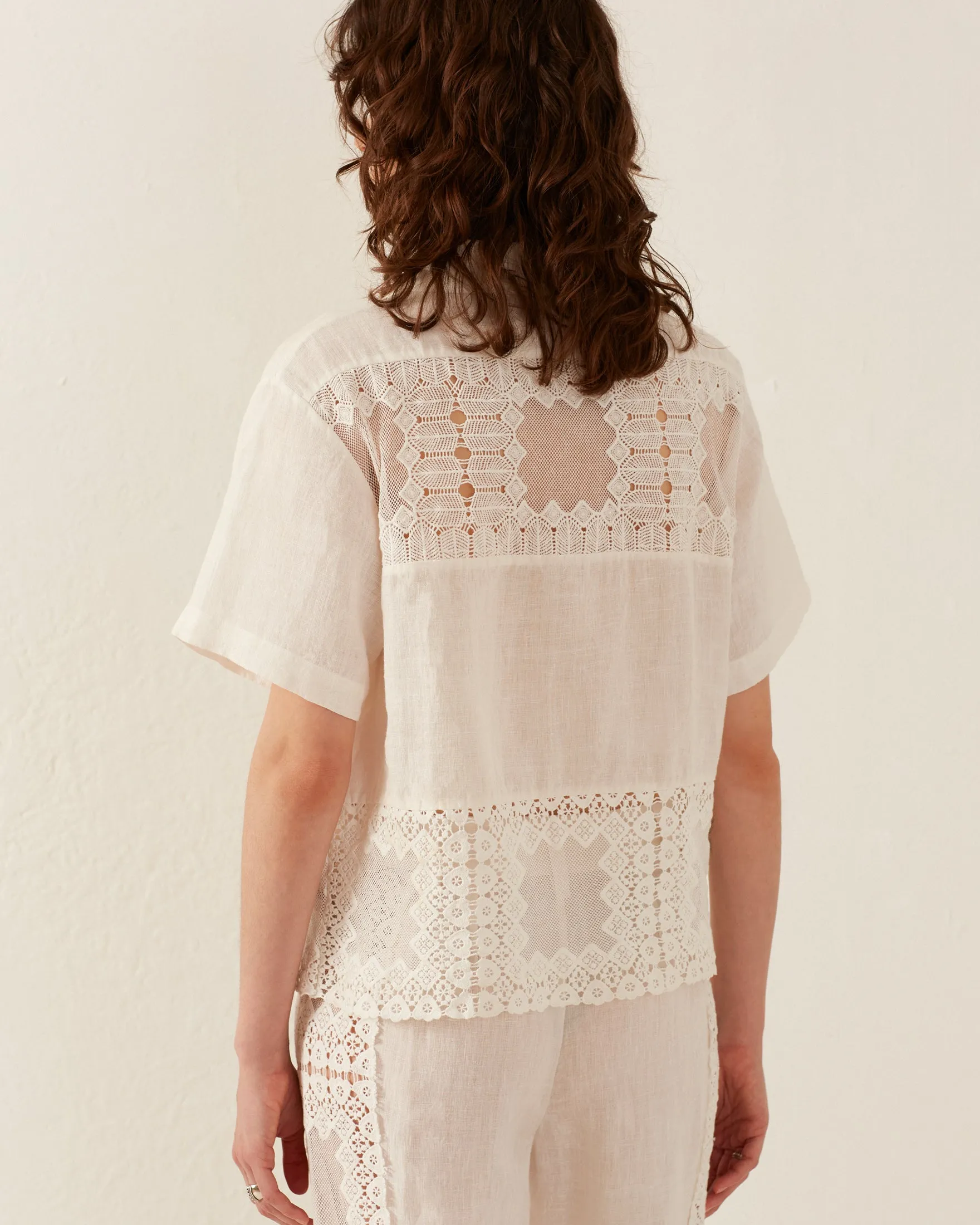 Stevie Picnic Eyelet Shirt sold by Alix of Bohemia product image thumbnail 3