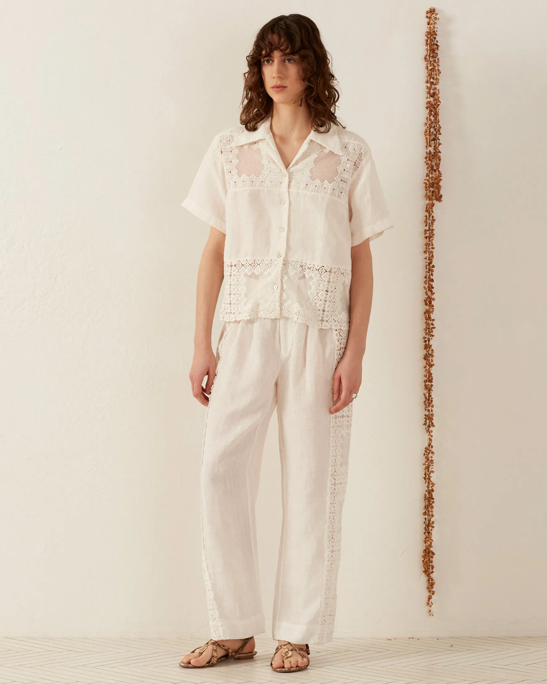 Stevie Picnic Eyelet Shirt sold by Alix of Bohemia product image thumbnail 4