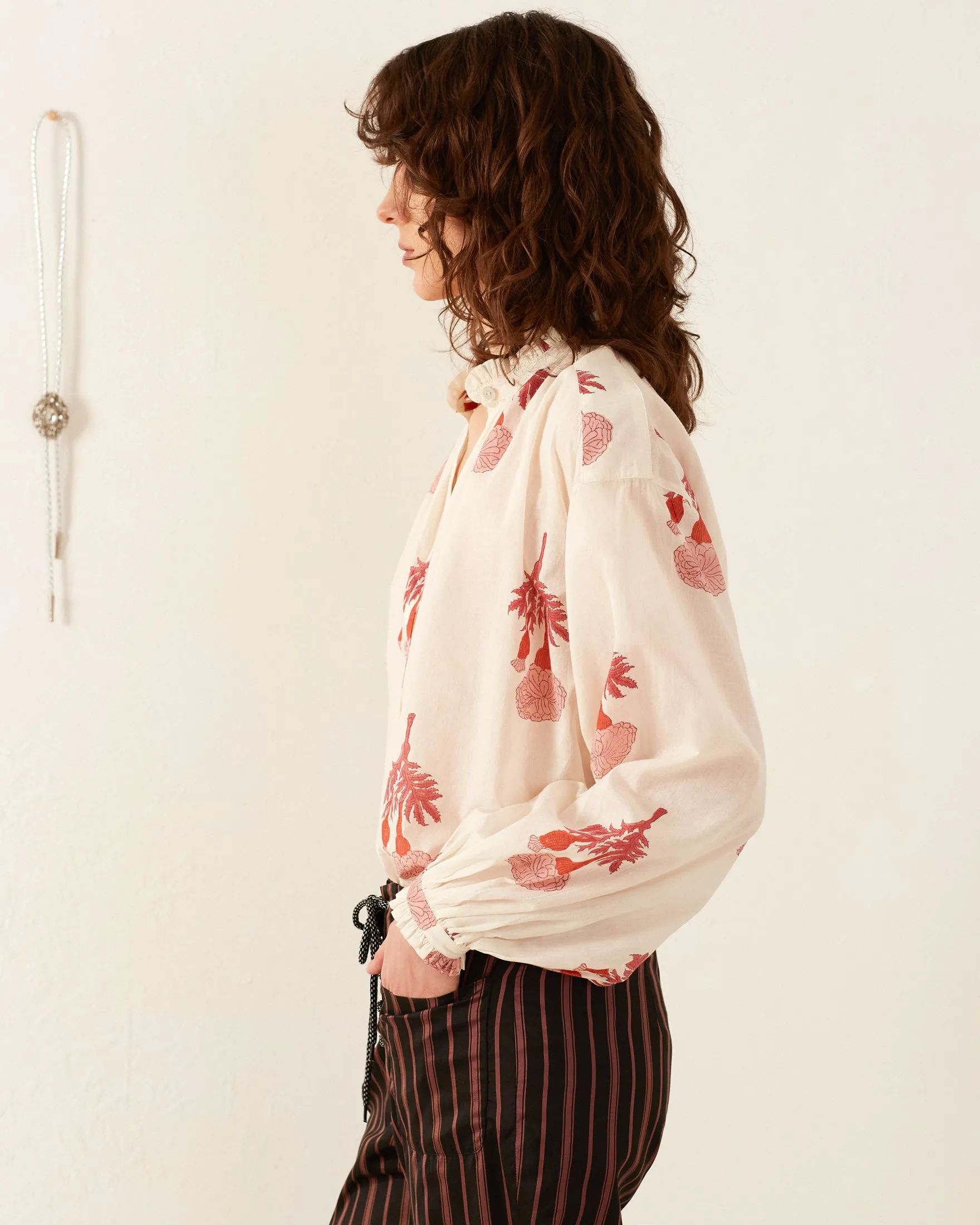 Poet Tea Rose Blouse sold by Alix of Bohemia product image thumbnail 4