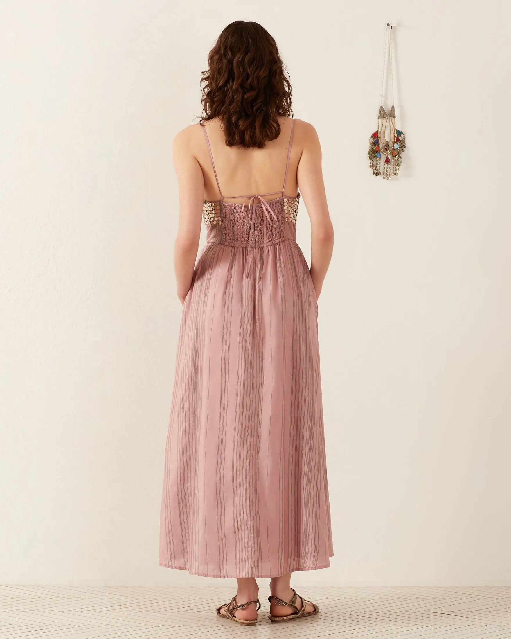 Autumn Petal Coin Dress sold by Alix of Bohemia product image thumbnail 5