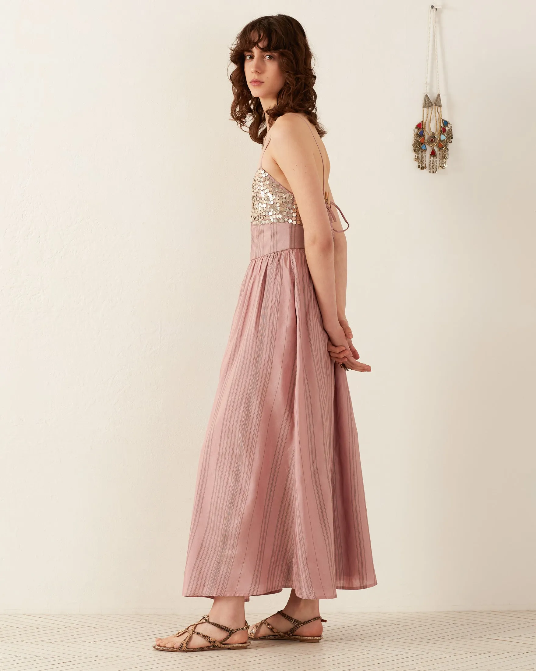 Autumn Petal Coin Dress sold by Alix of Bohemia product image thumbnail 3