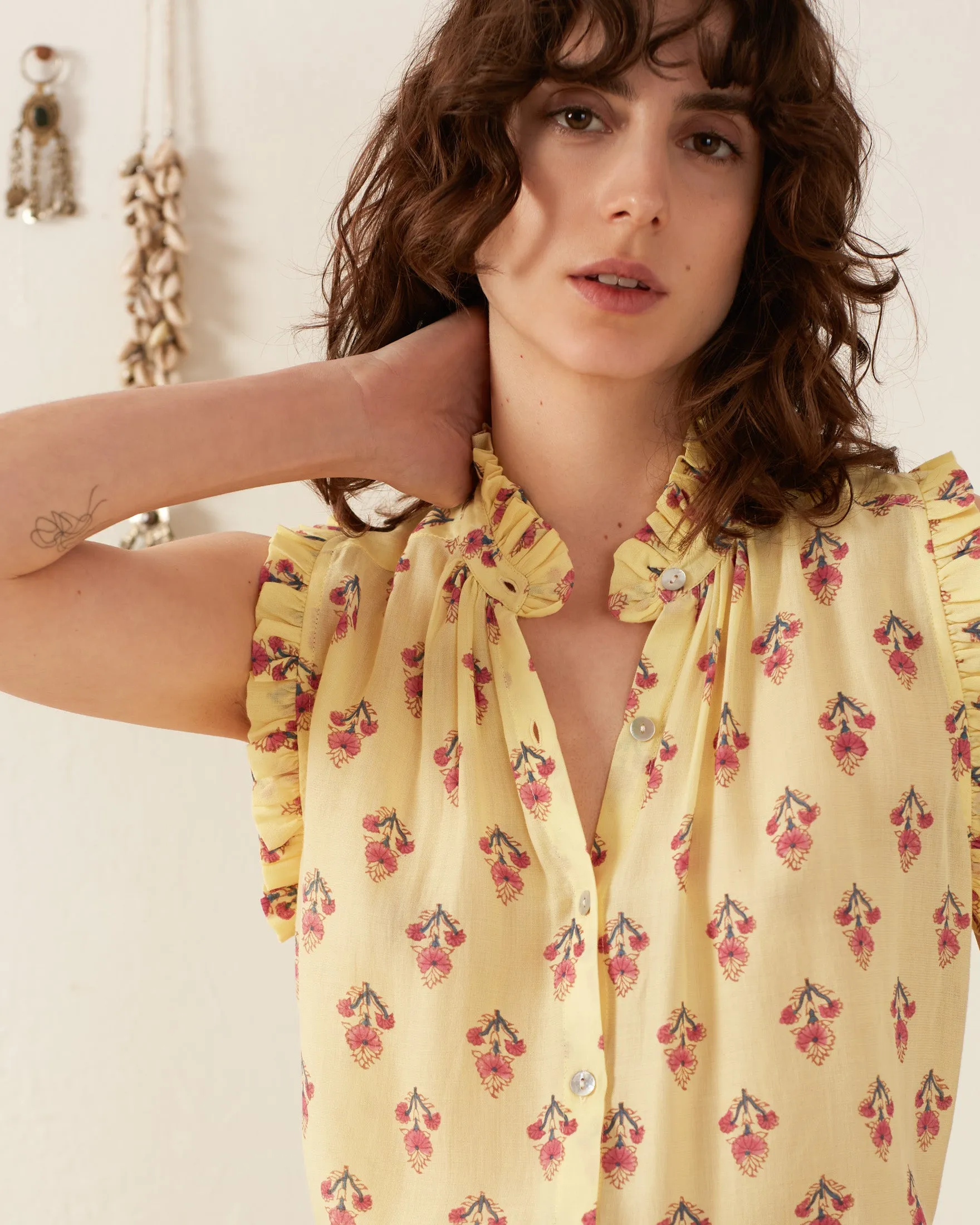 Wylie Primrose Bhutti Shirt sold by Alix of Bohemia product image thumbnail 3