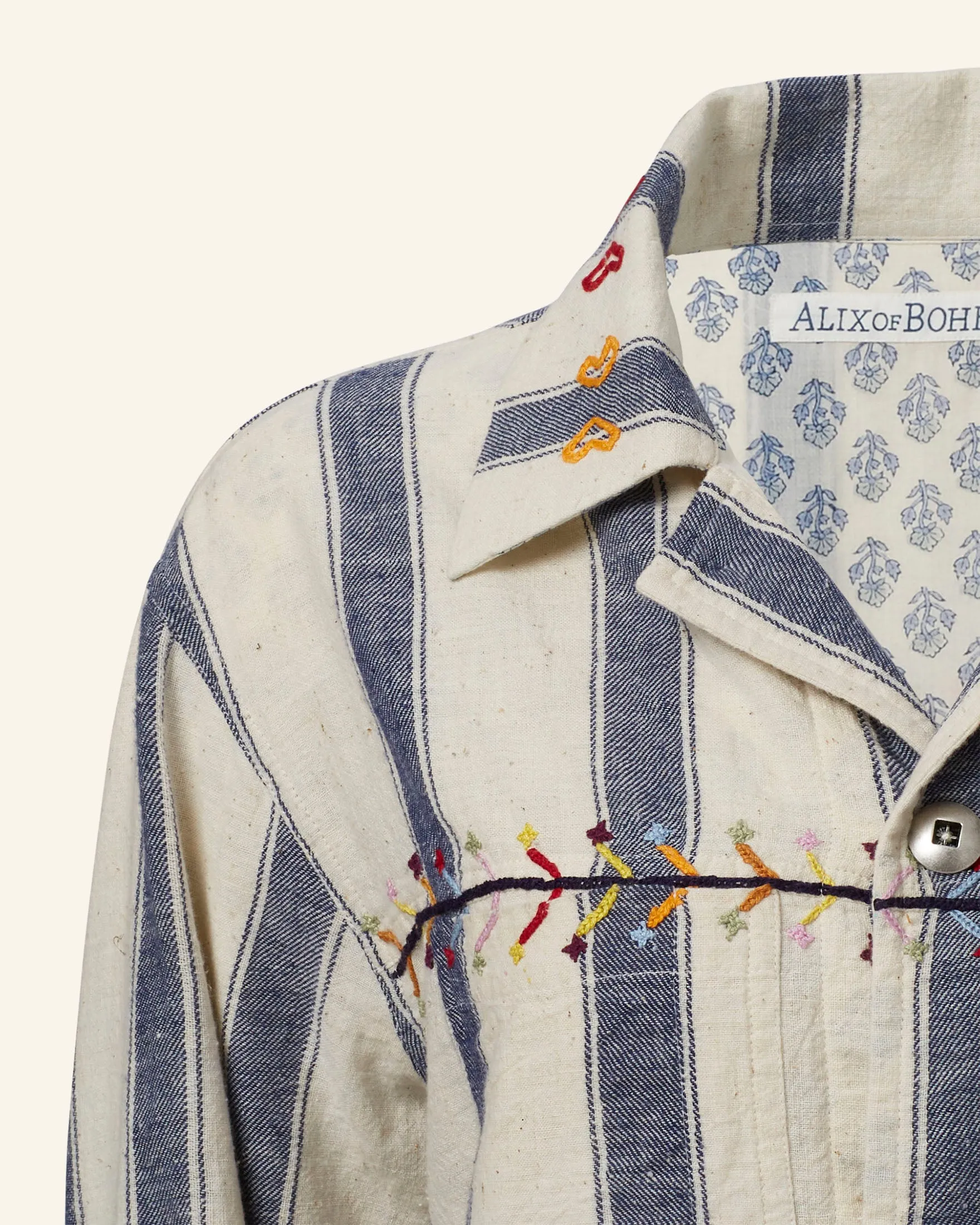 Seba Arrow Stripe Jacket sold by Alix of Bohemia product image thumbnail 5