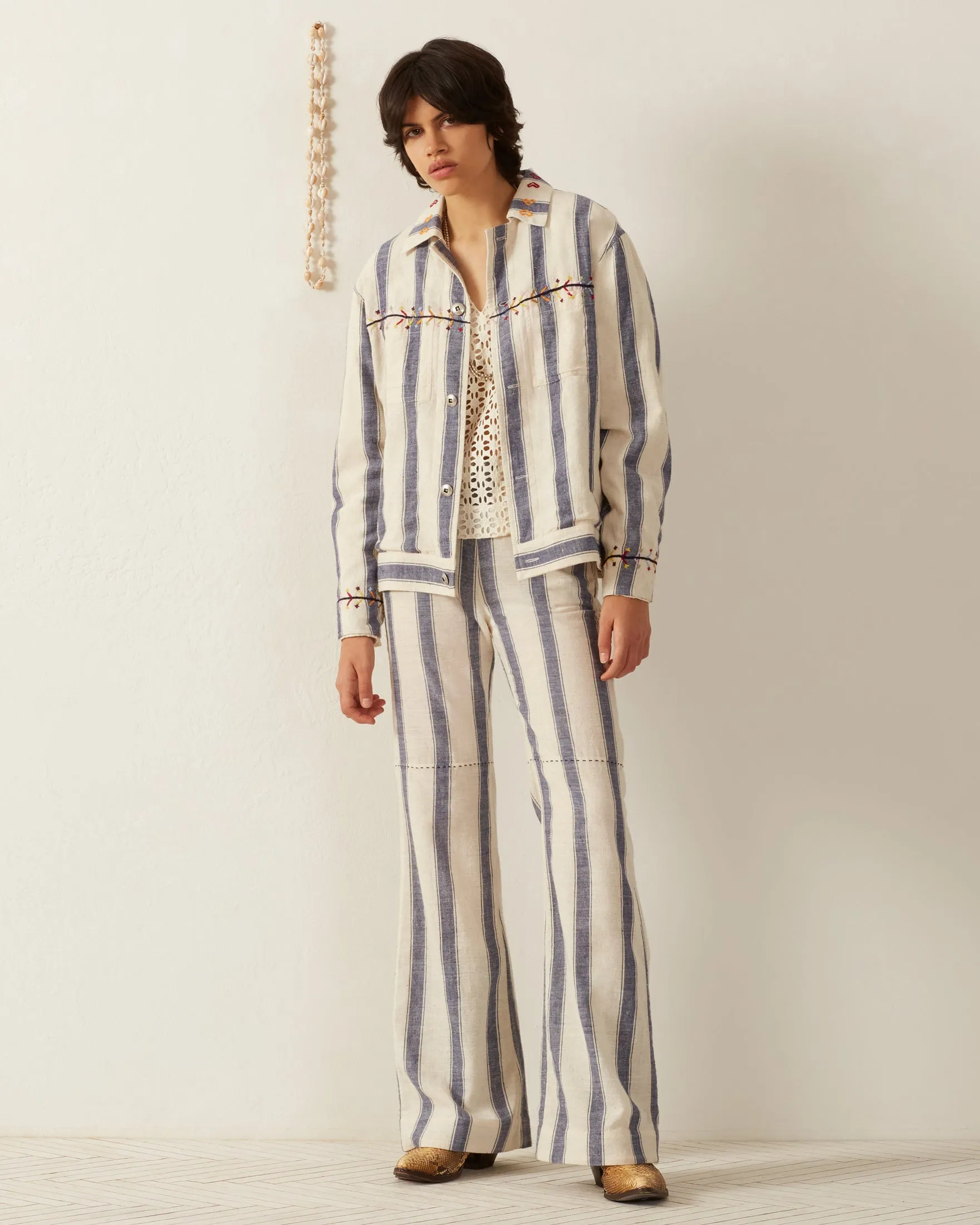 Seba Arrow Stripe Jacket sold by Alix of Bohemia product image thumbnail 2