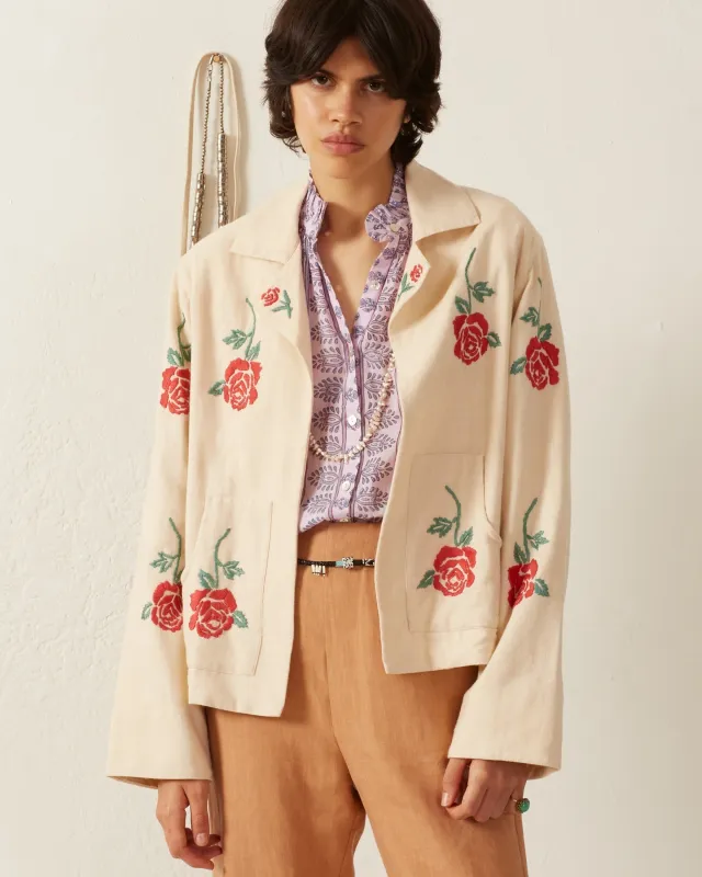 Western Blush Rose Jacket sold by Alix of Bohemia