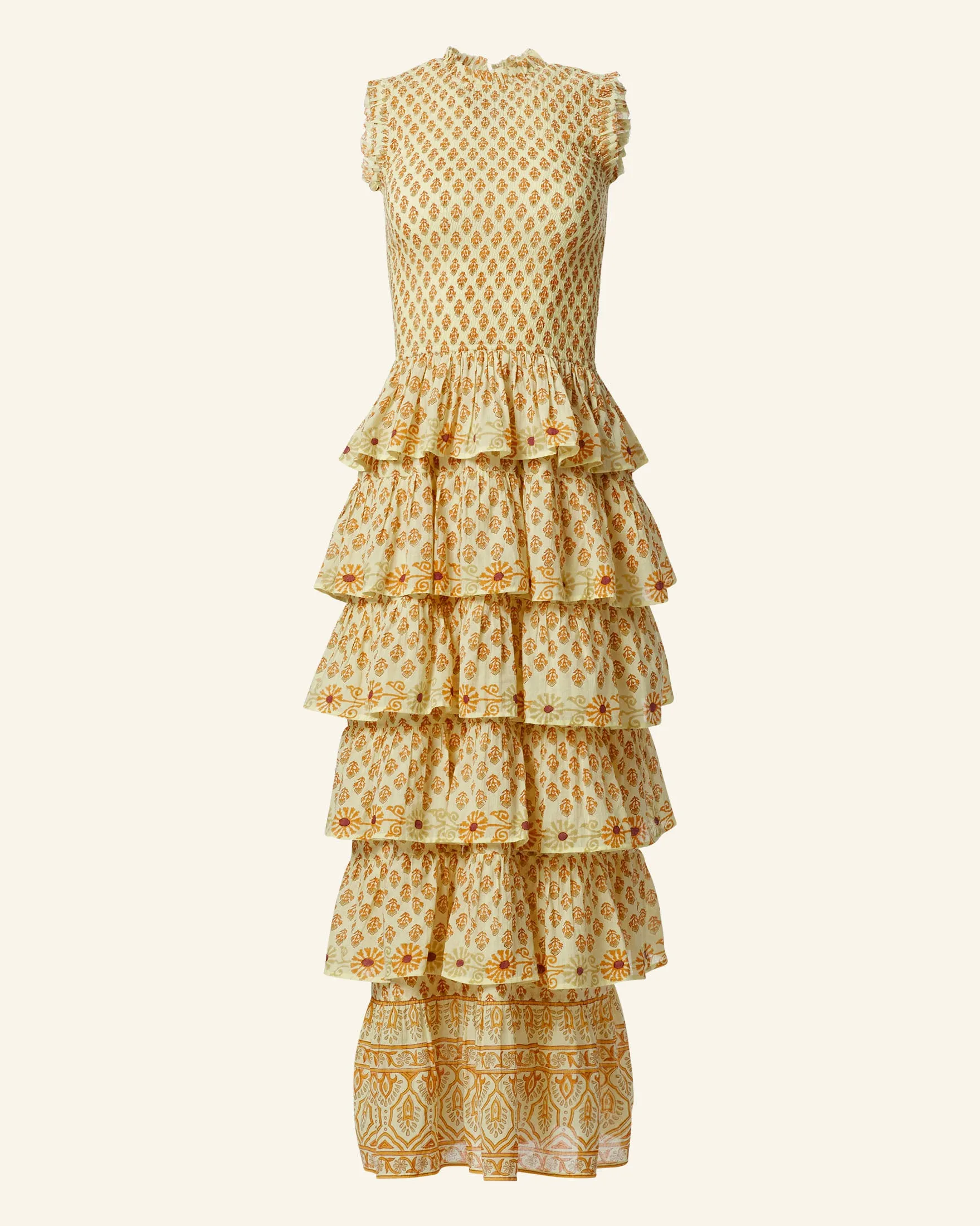 Cabana Saffron Bhutti Dress sold by Alix of Bohemia product image thumbnail 4