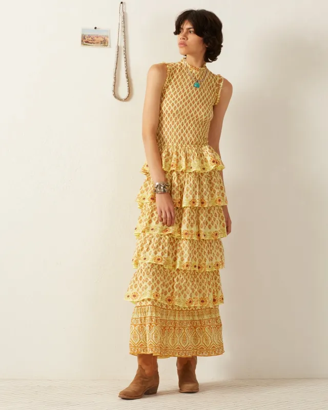 Cabana Saffron Bhutti Dress made by Alix of Bohemia