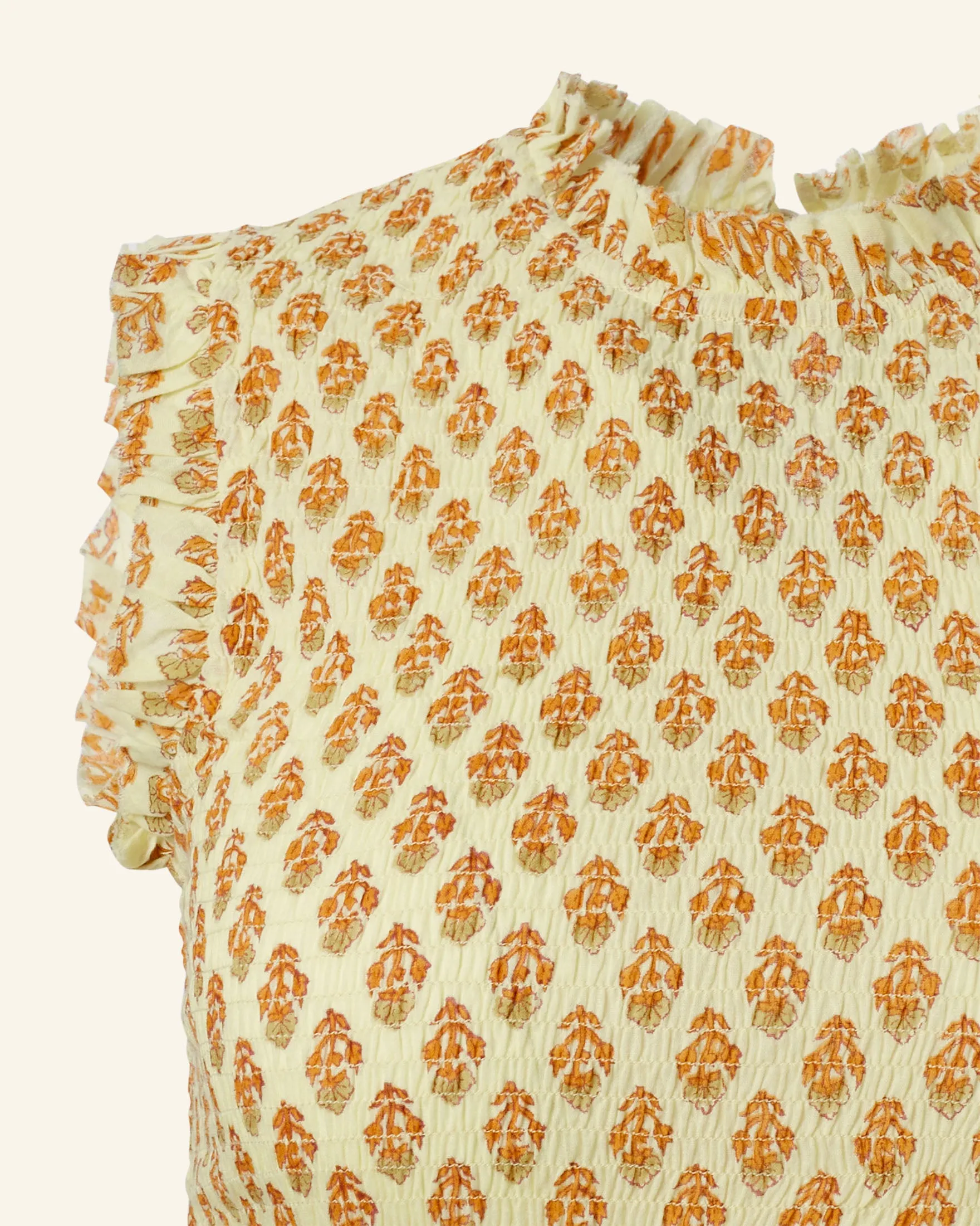 Cabana Saffron Bhutti Dress sold by Alix of Bohemia product image thumbnail 5