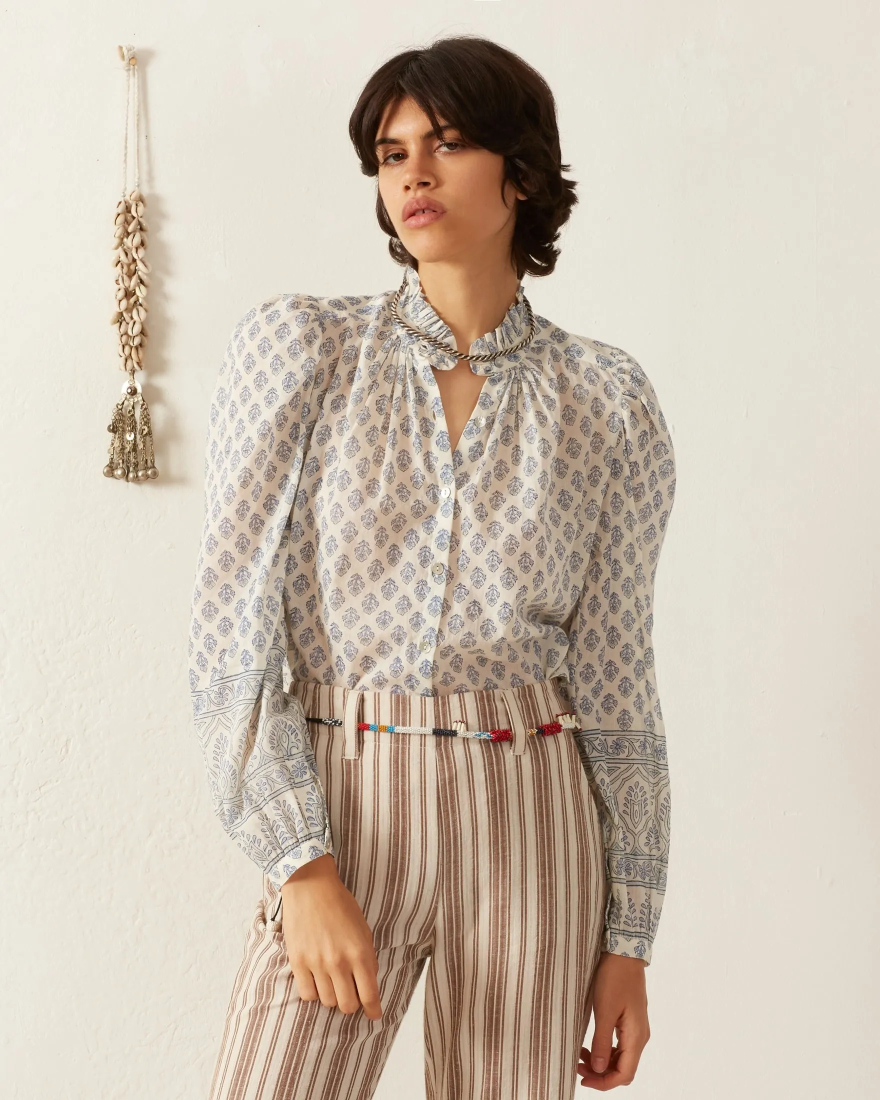Annabel Delft Bhutti Shirt sold by Alix of Bohemia product image thumbnail 3