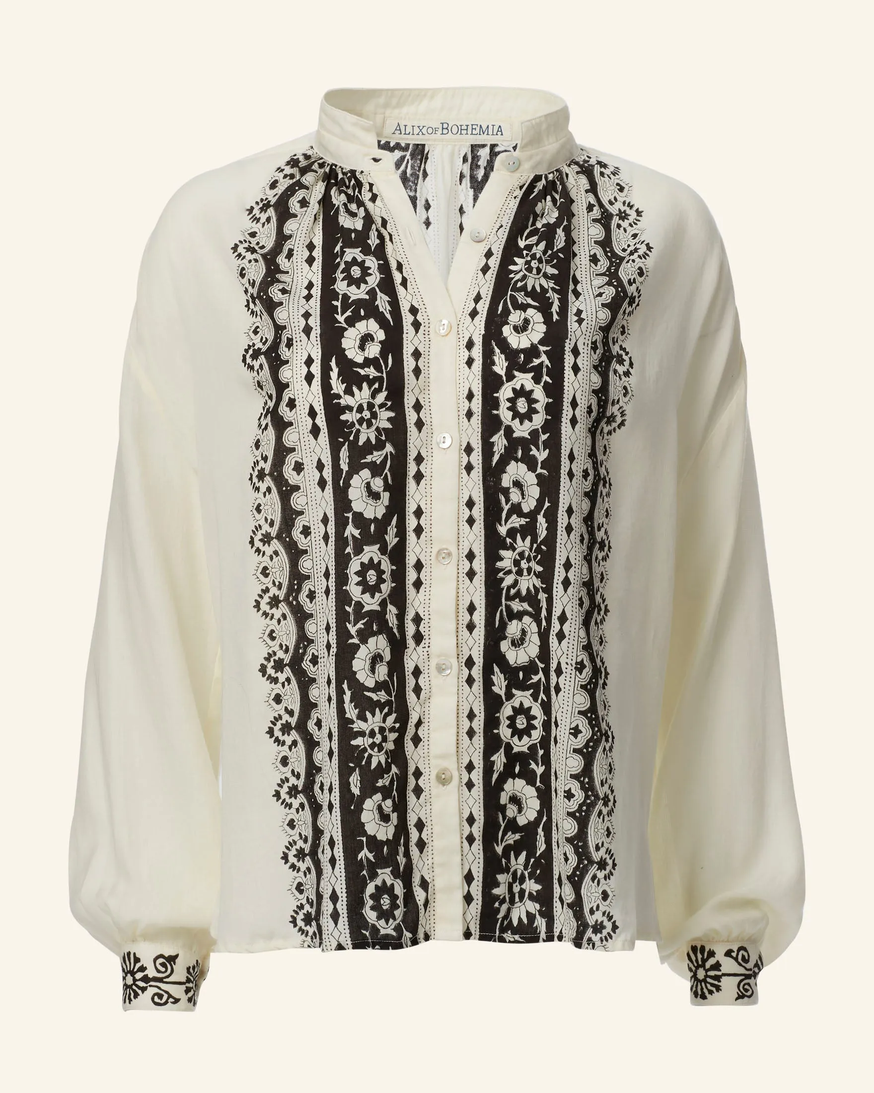 Kiki Noir Riviera Shirt sold by Alix of Bohemia product image thumbnail 2