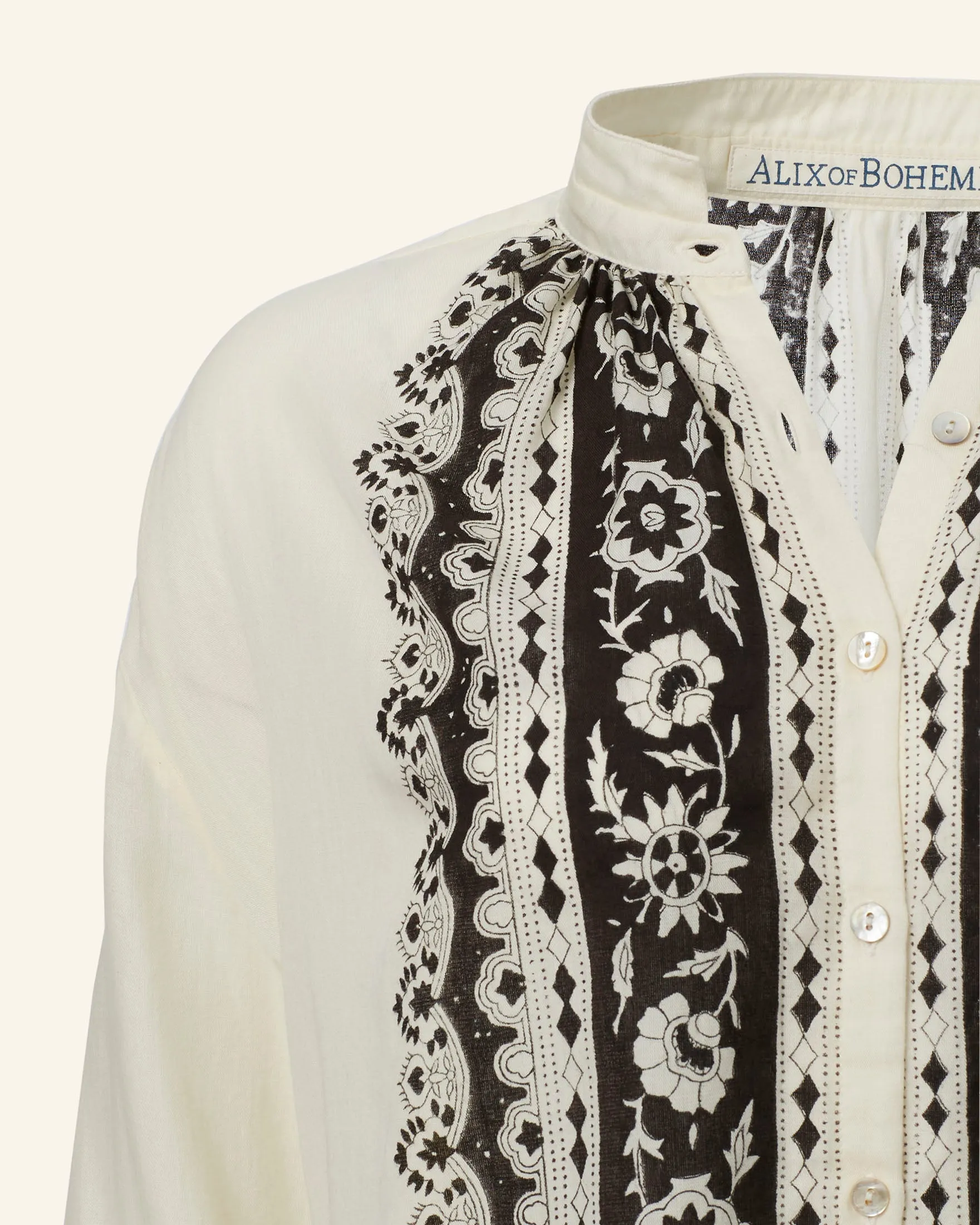 Kiki Noir Riviera Shirt sold by Alix of Bohemia product image thumbnail 3