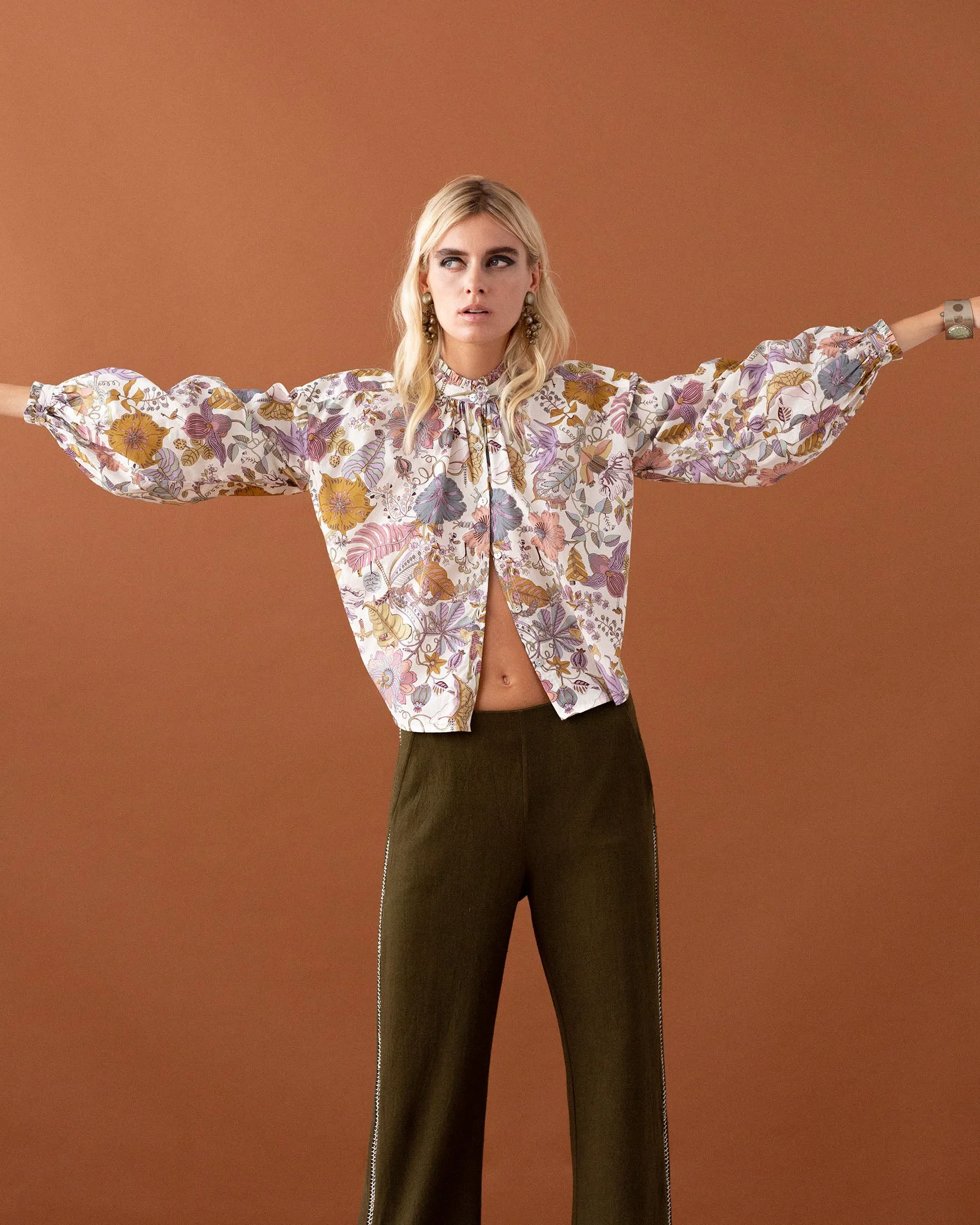 Poet Faded Eden Blouse sold by Alix of Bohemia product image thumbnail 2