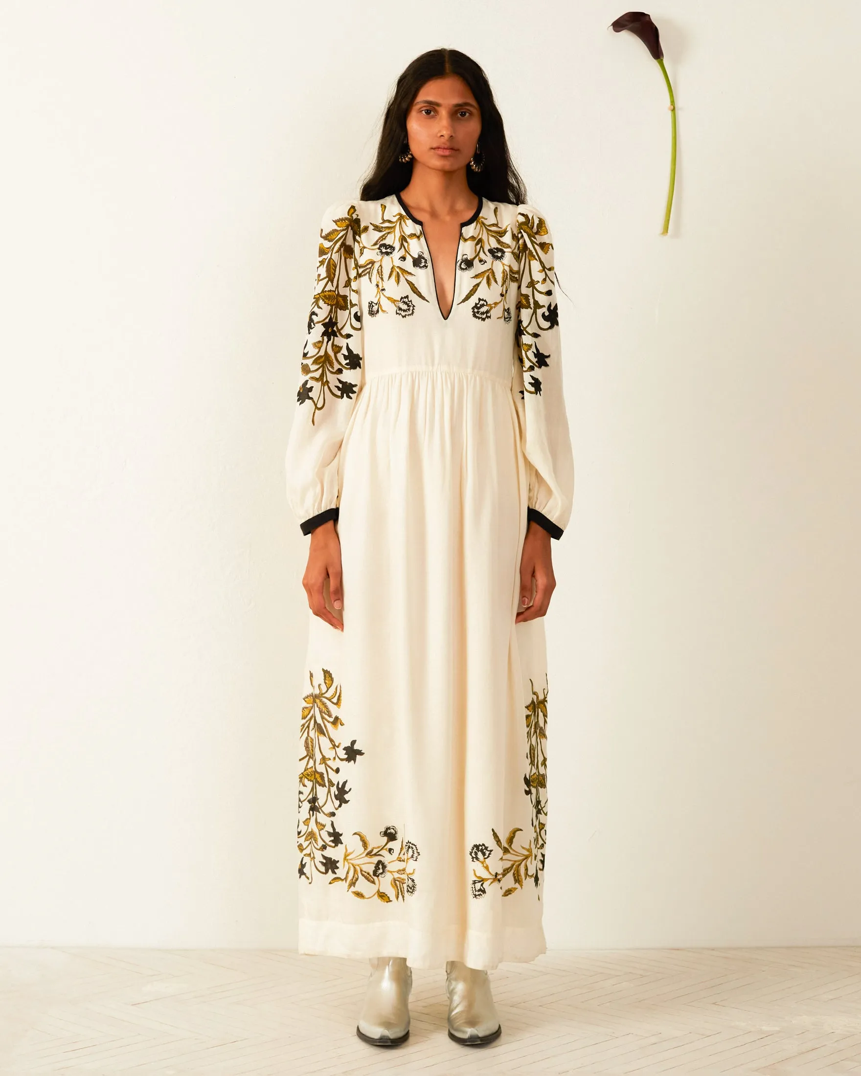 Winifred Olive Lily Valley Dress sold by Alix of Bohemia