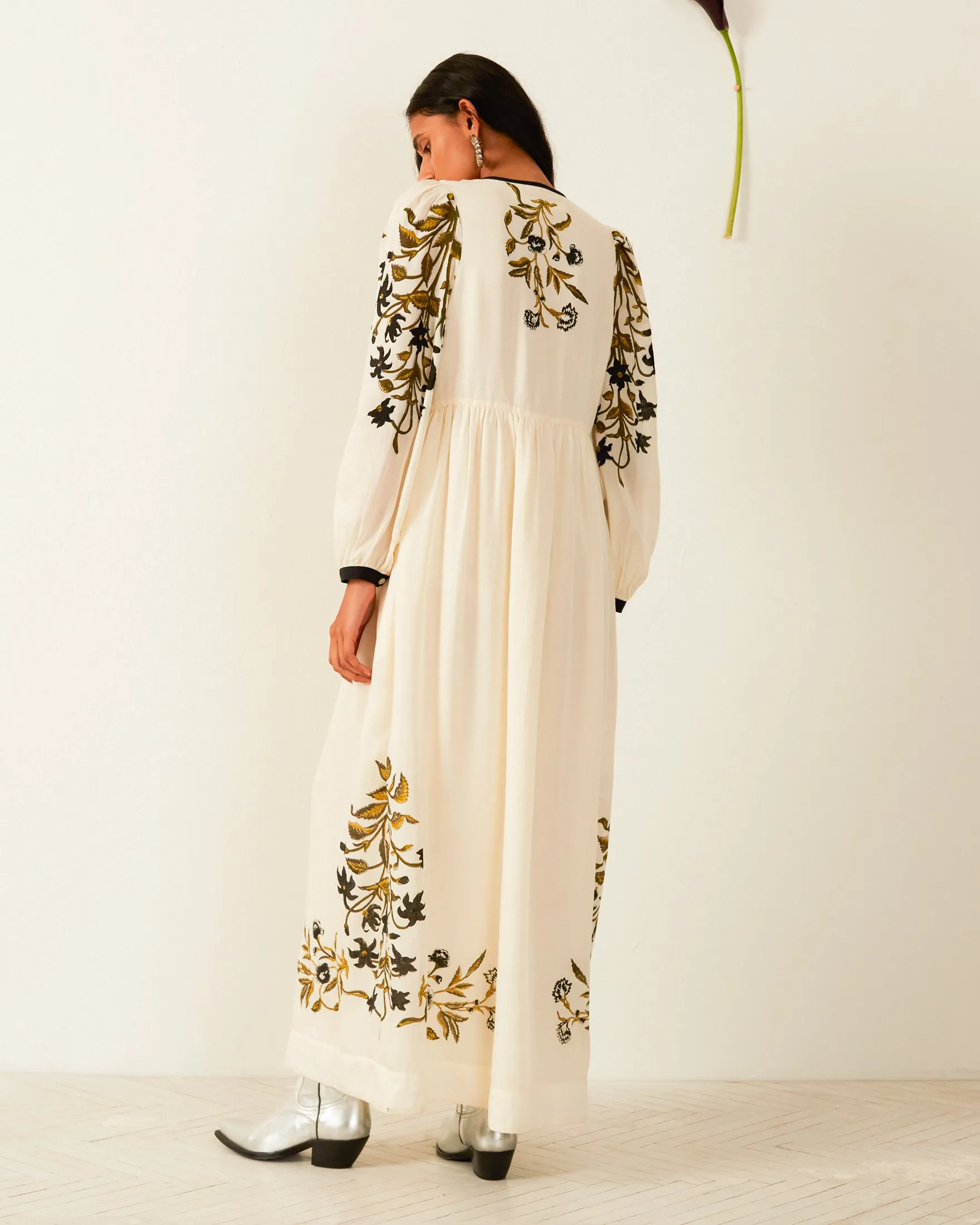 Winifred Olive Lily Valley Dress sold by Alix of Bohemia product image thumbnail 4