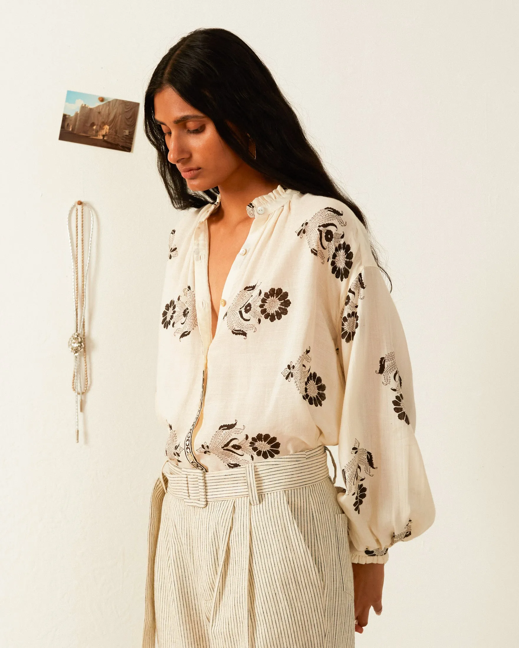 Poet Ink Cactus Flower Shirt sold by Alix of Bohemia