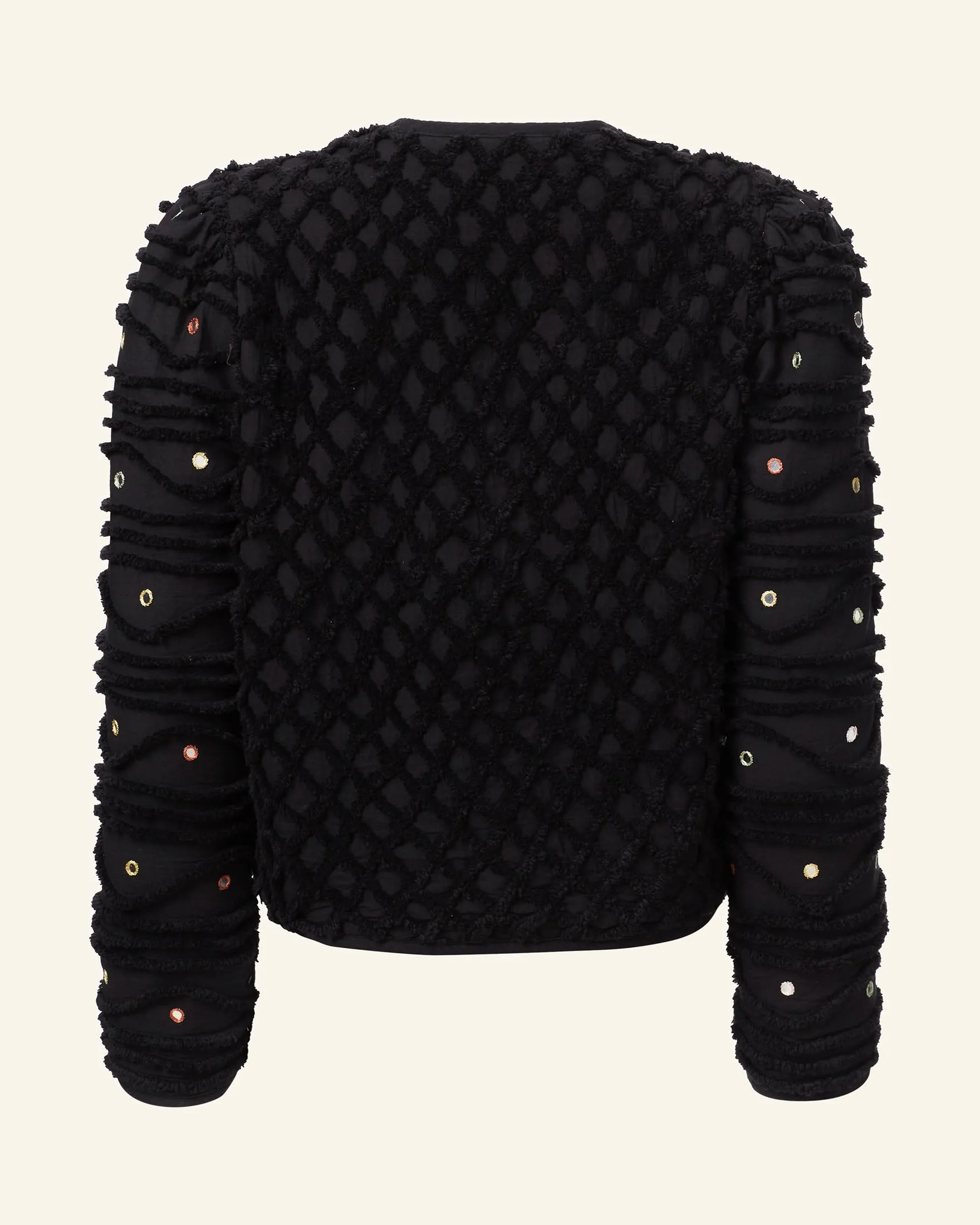 Pasha Onyx Shag Jacket sold by Alix of Bohemia product image thumbnail 5