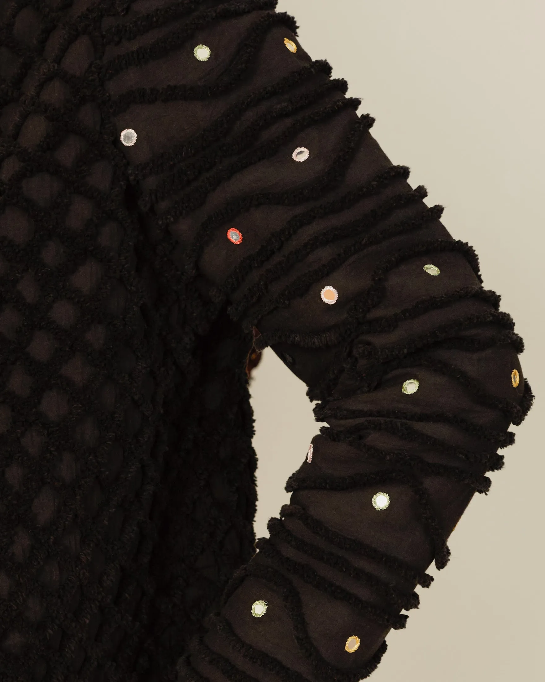 Pasha Onyx Shag Jacket sold by Alix of Bohemia product image thumbnail 4