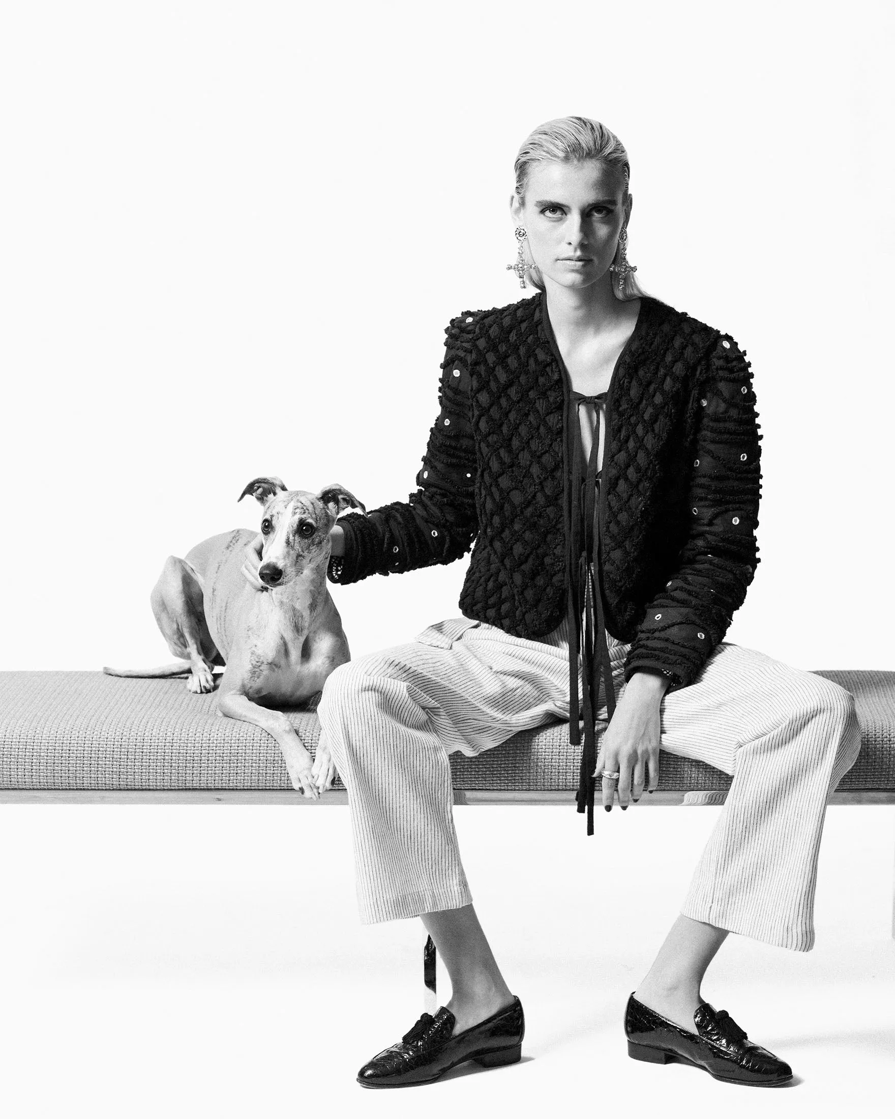 Pasha Onyx Shag Jacket sold by Alix of Bohemia product image thumbnail 2