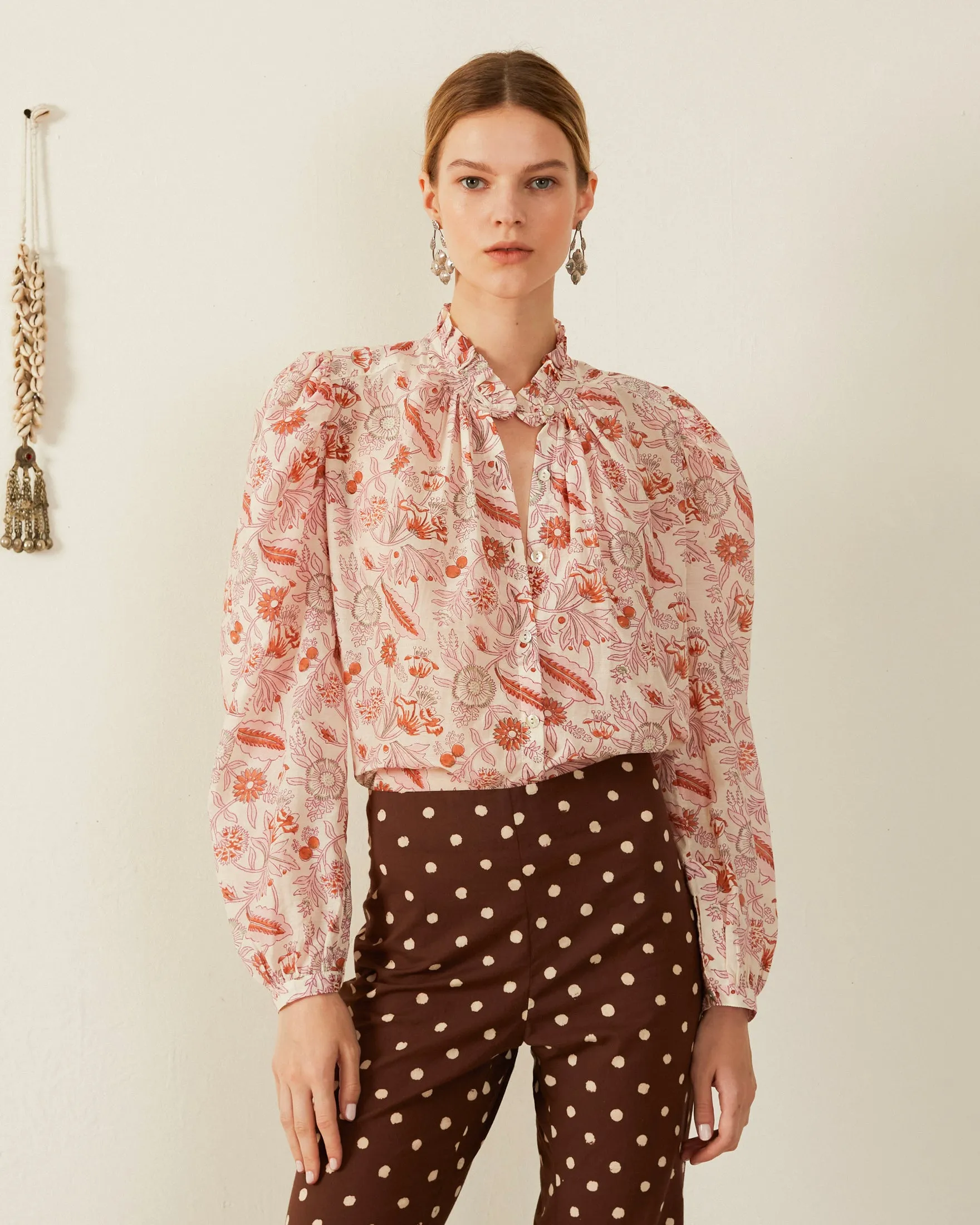 Annabel Camellia Shirt sold by Alix of Bohemia product image thumbnail 3
