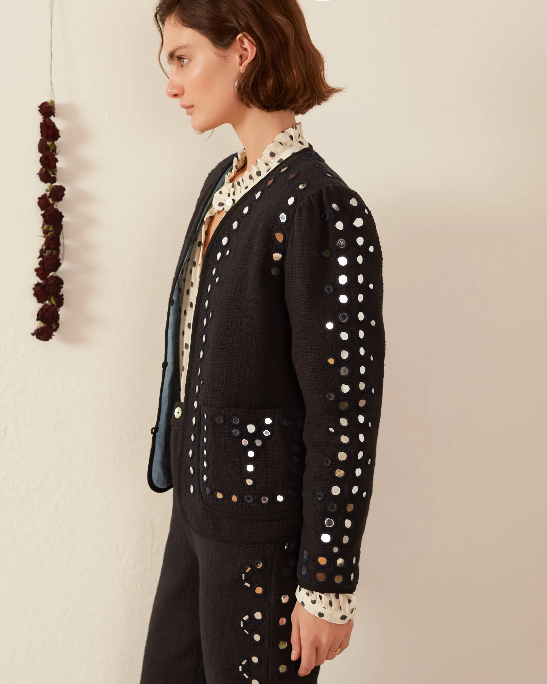 Billie Midnight Mirror Jacket sold by Alix of Bohemia