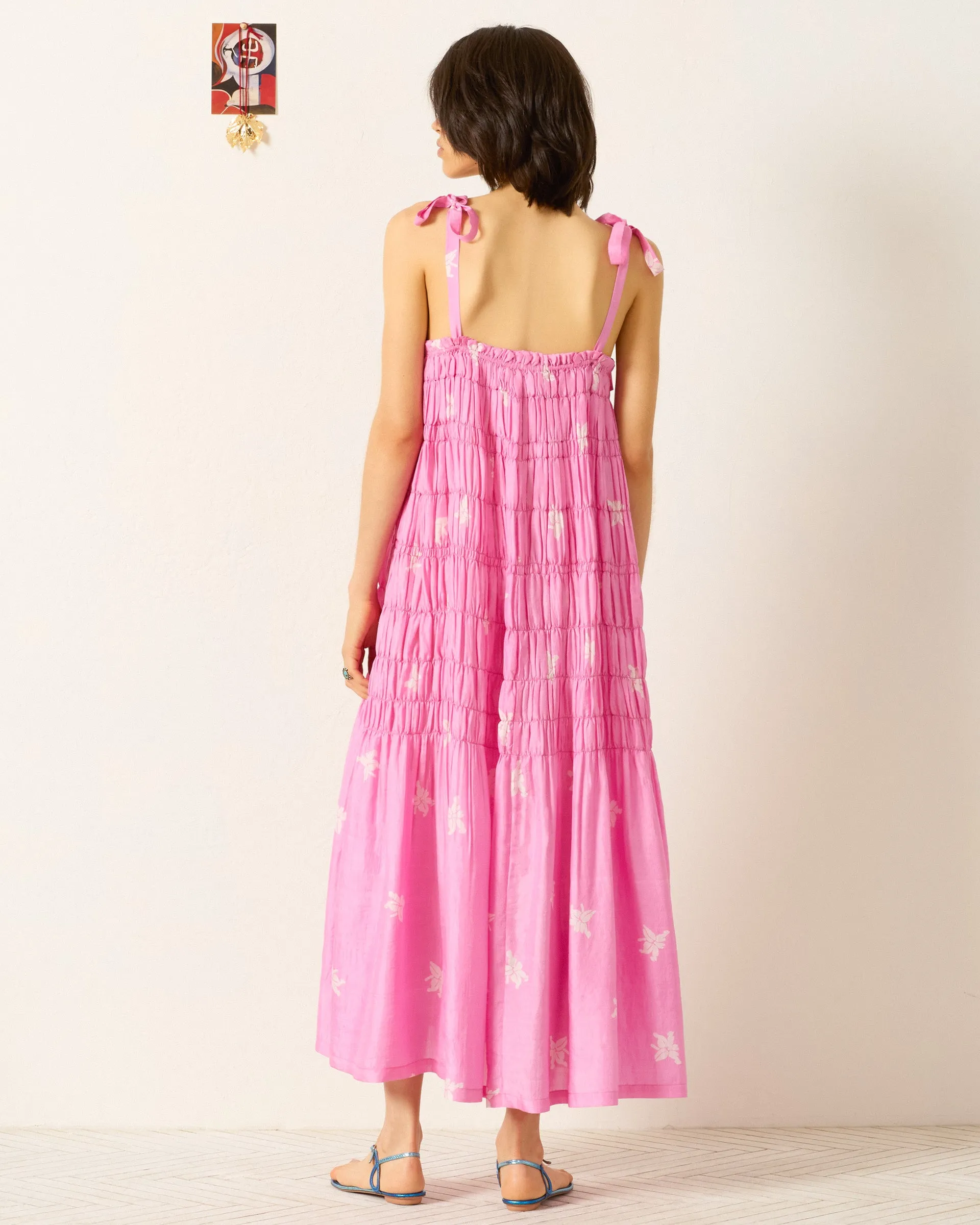 Emrys Pink Jasmine Dress sold by Alix of Bohemia product image thumbnail 2