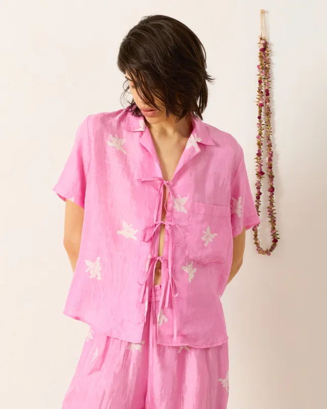 Styla Pink Jasmine Shirt made by Alix of Bohemia