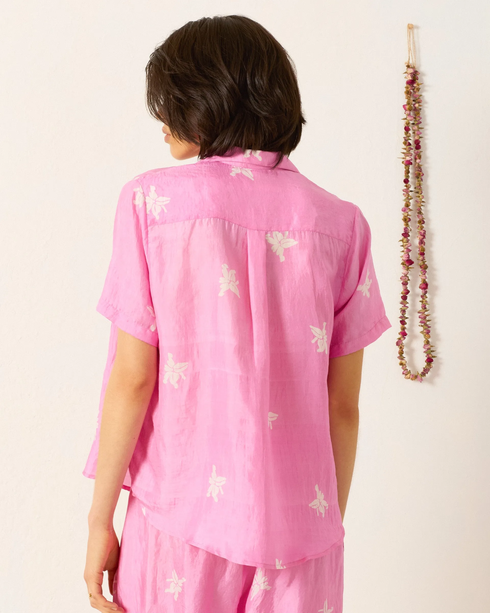 Styla Pink Jasmine Shirt sold by Alix of Bohemia product image thumbnail 2