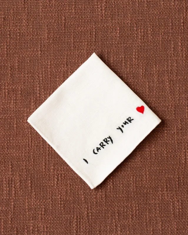 Cai Heart Hold Handkerchief made by Alix of Bohemia