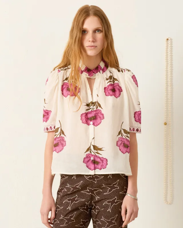 Winn Fuchsia Poppy Shirt sold by Alix of Bohemia