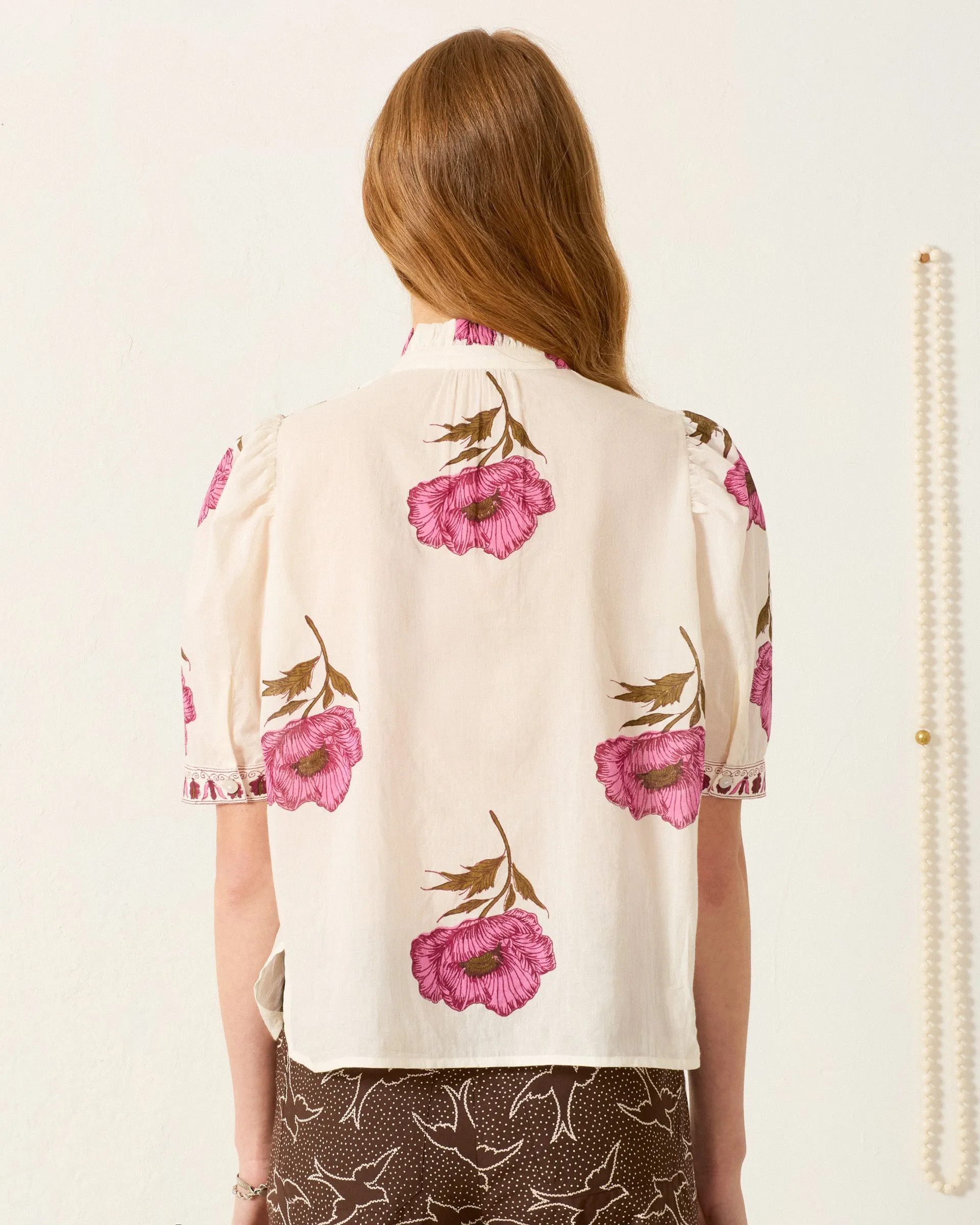 Winn Fuchsia Poppy Shirt sold by Alix of Bohemia product image thumbnail 2