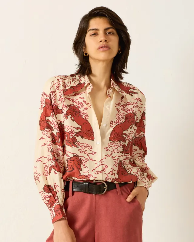 Emery Rouge Pegasus Shirt sold by Alix of Bohemia