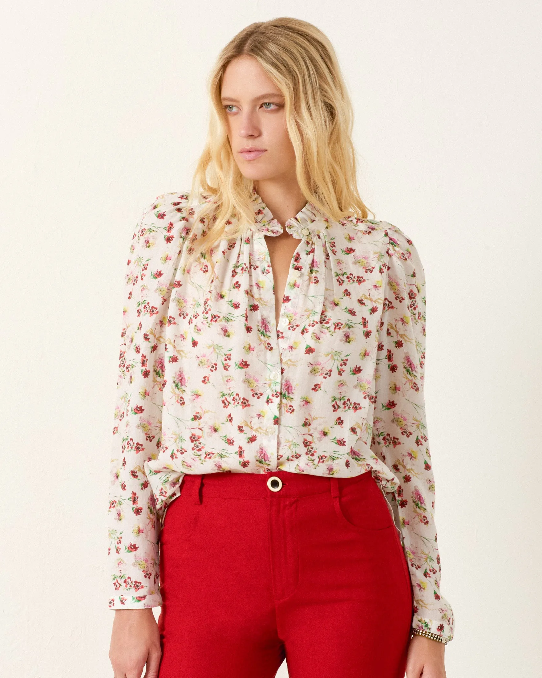 Artemis Wild Garden Shirt sold by Alix of Bohemia