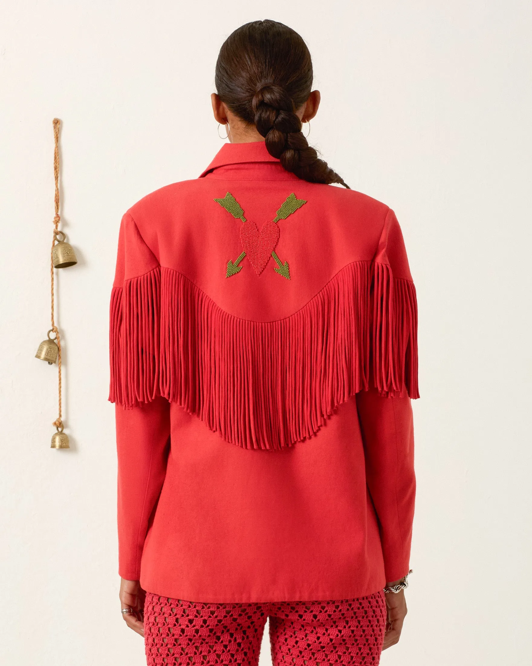 Jude Ibis Fringe Jacket sold by Alix of Bohemia product image thumbnail 2