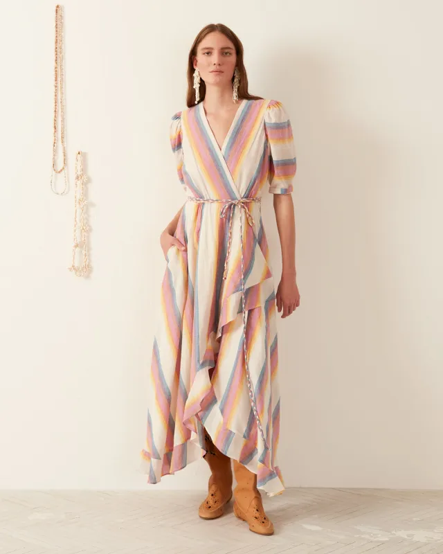 Lola Sunset Wrap Dress made by Alix of Bohemia