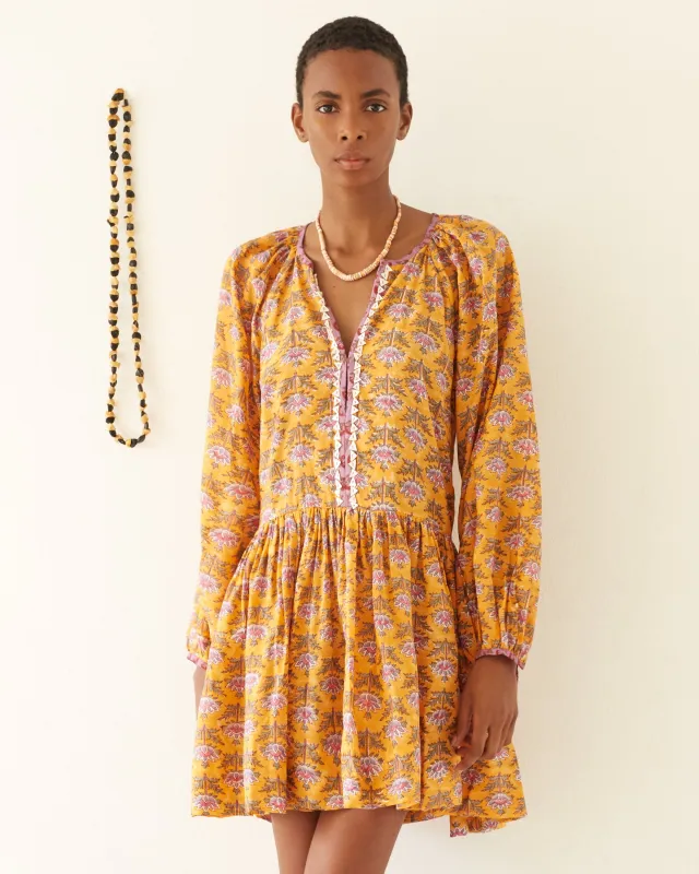 Sula Turmeric Dress made by Alix of Bohemia
