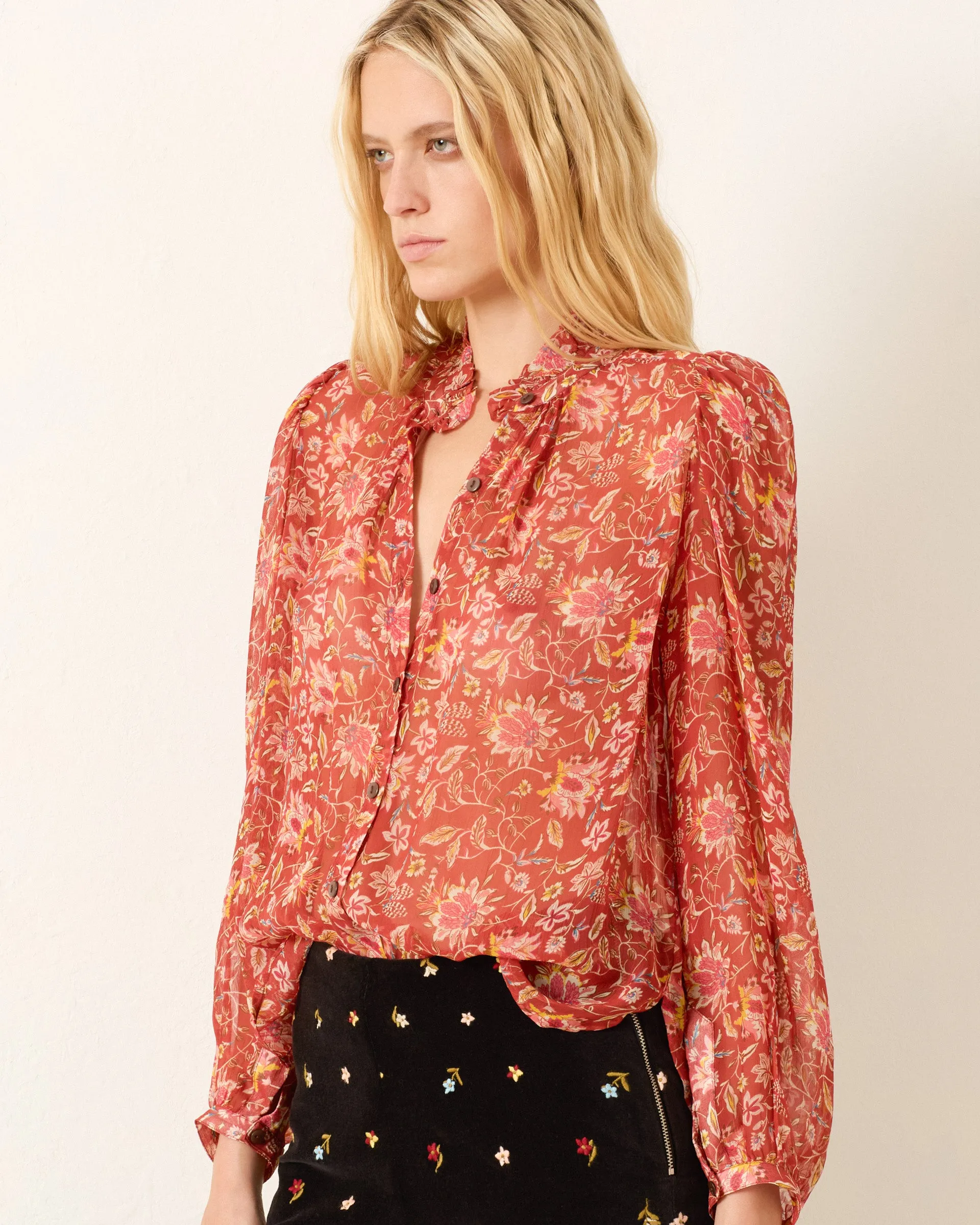 Annabel Sunset Ember Shirt sold by Alix of Bohemia product image thumbnail 3